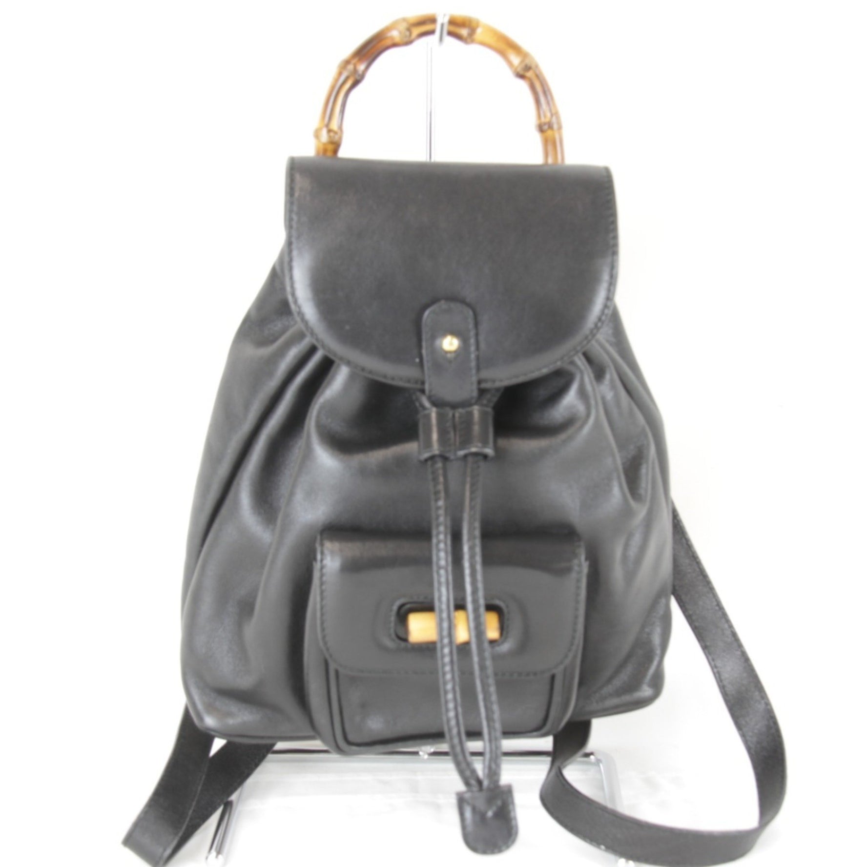 GUCCI Bamboo Mini Backpack 003/1705/0030, Leather, Size, Compact
