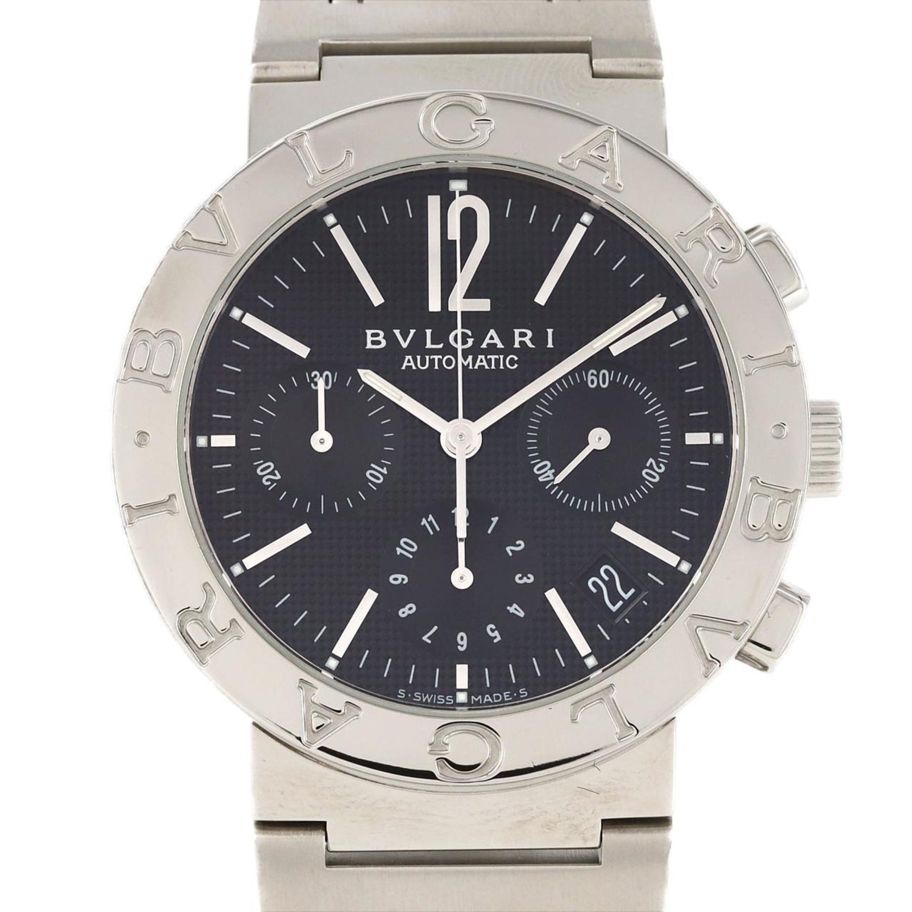 Bvlgari Chronograph AT SS Automatic Watch
