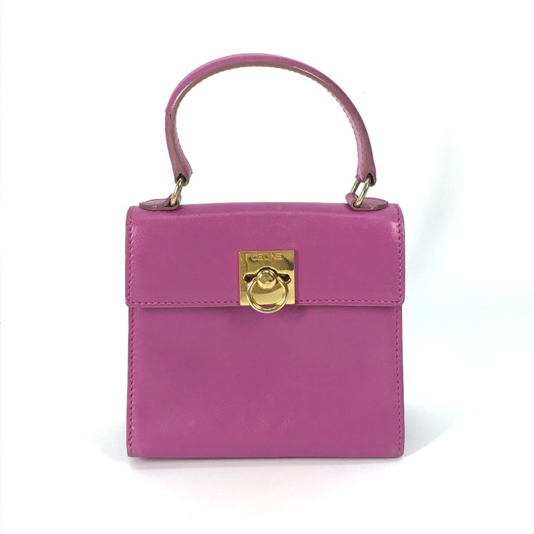 CELINE Mini Vintage Handbag in Leather