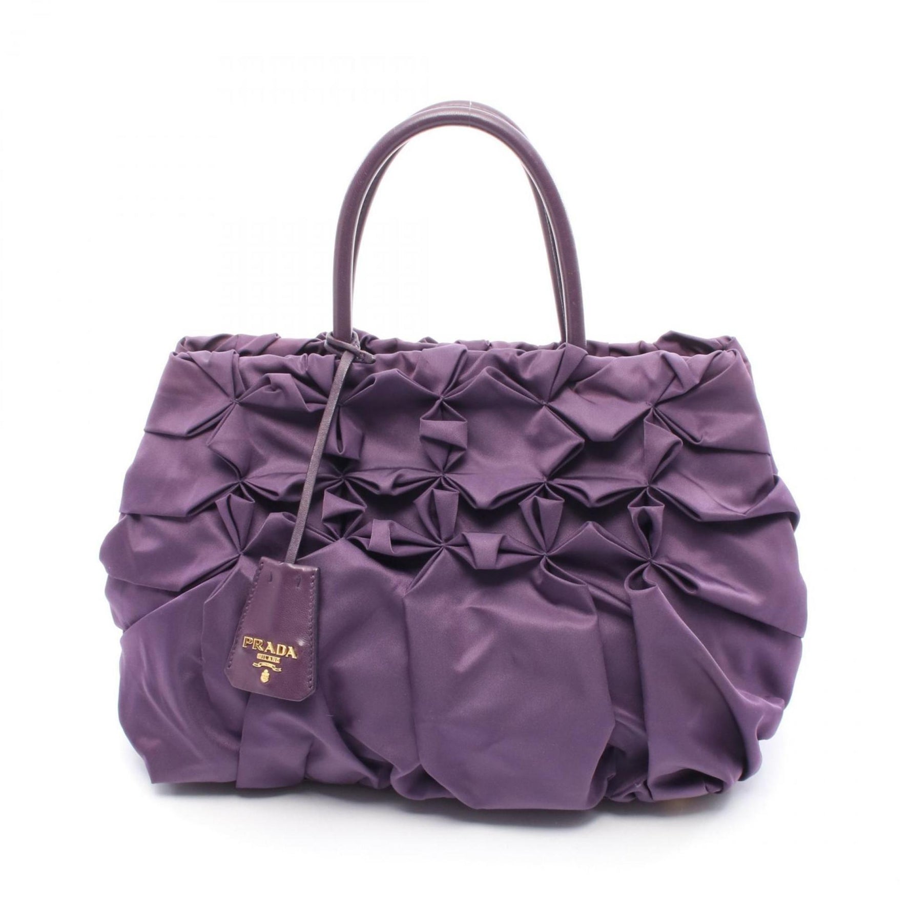 Prada TESSUTO B handbag, nylon and leather