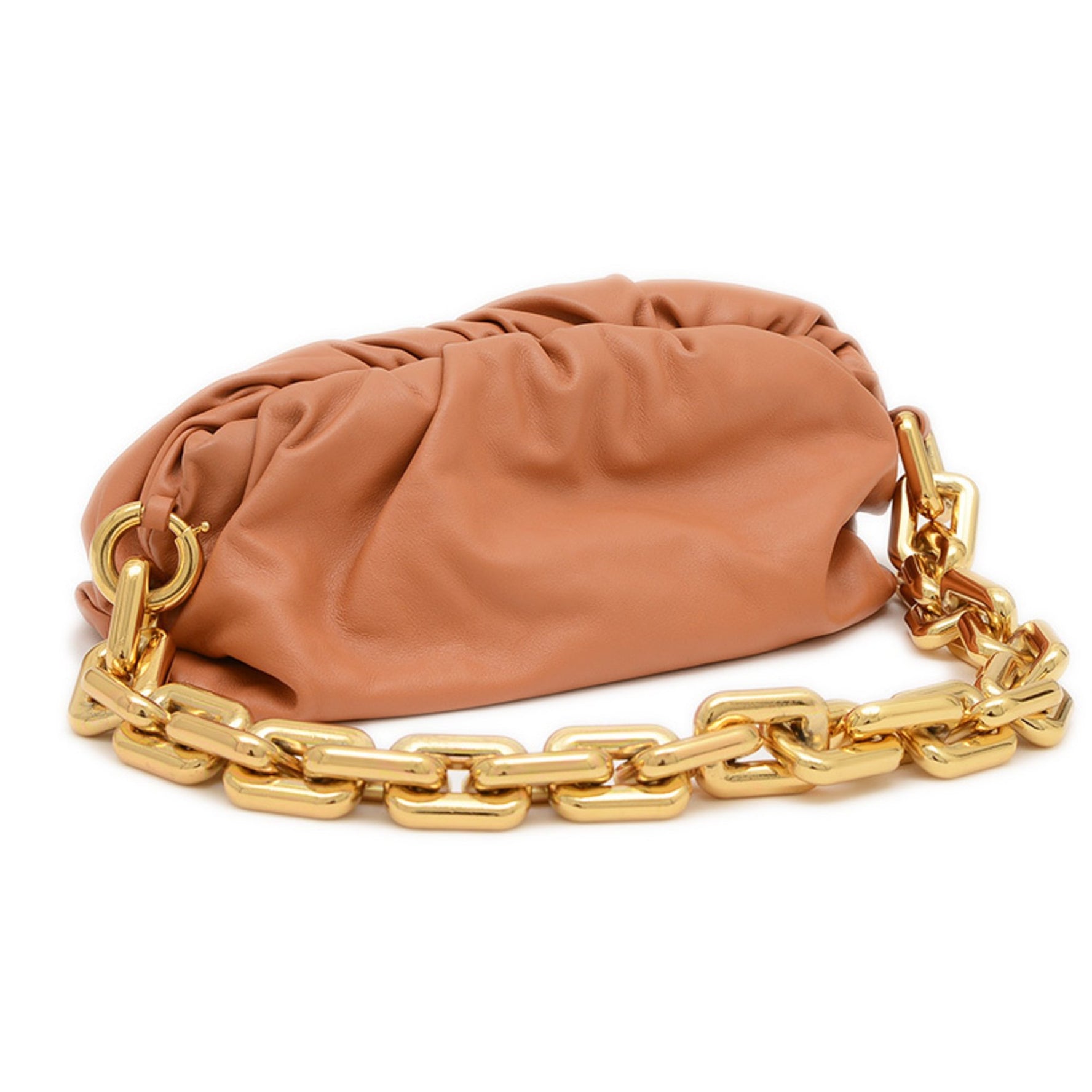 Bottega Veneta The Chain Pouch One-Shoulder Shoulder Bag in Calfskin