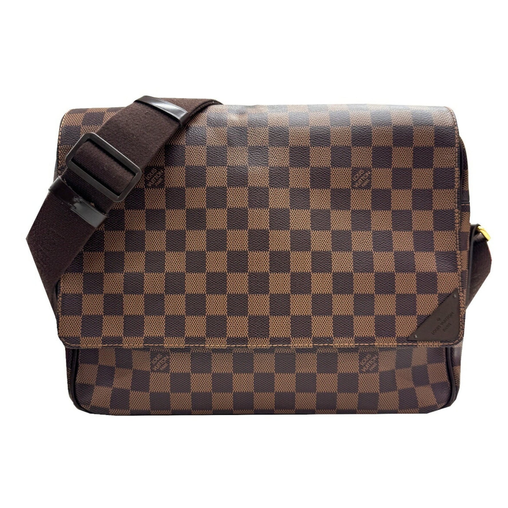 LOUIS VUITTON Louis Vuitton Shelton MM Damier Shoulder Bag in Canvas