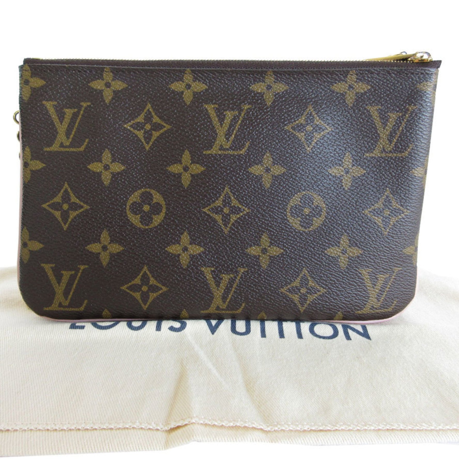 Louis Vuitton Shoulder Bag Monogram Vivienne Pochette Double Zip Canvas Brown Multicolor
