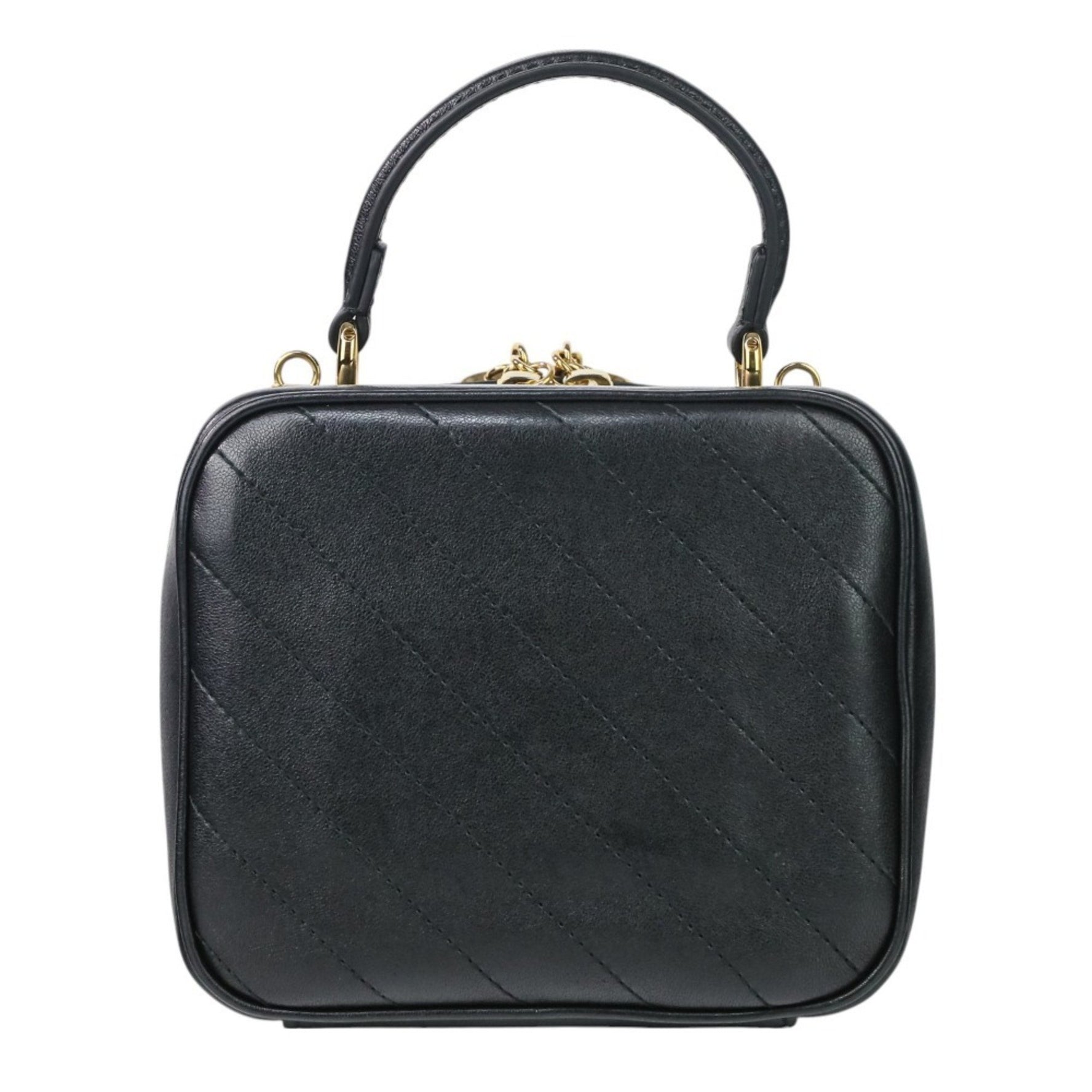 GUCCI Blondie top handle leather handbag x gold hardware