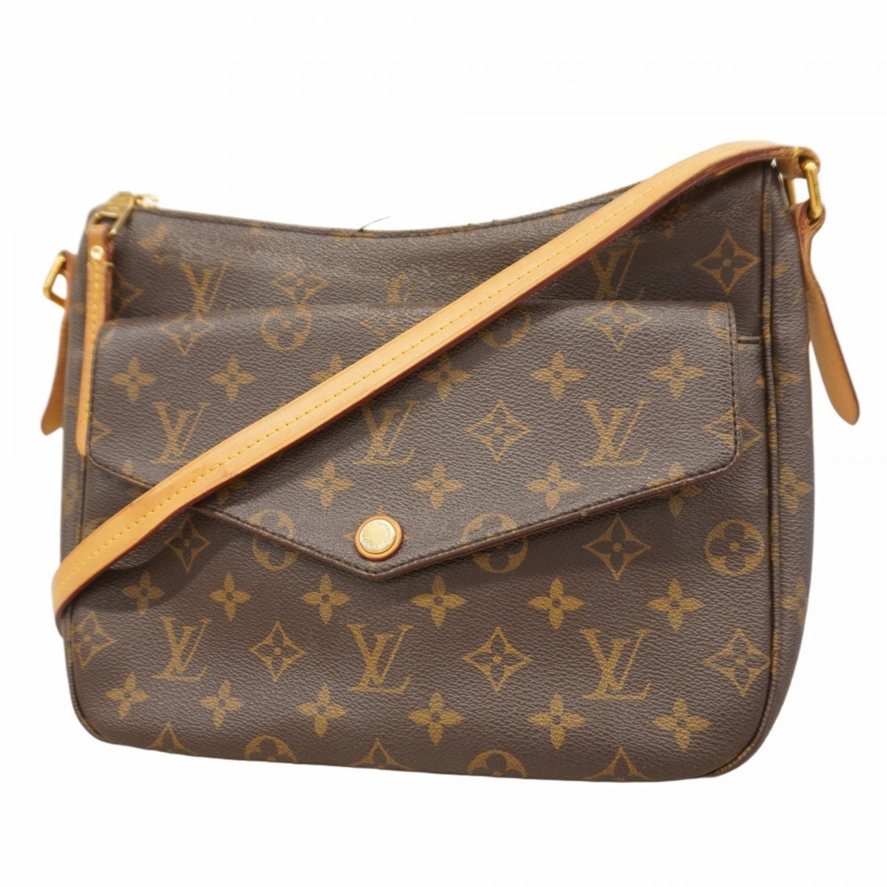Louis Vuitton Monogram Mabillon Shoulder Bag M41679 Brown Women's P1150369