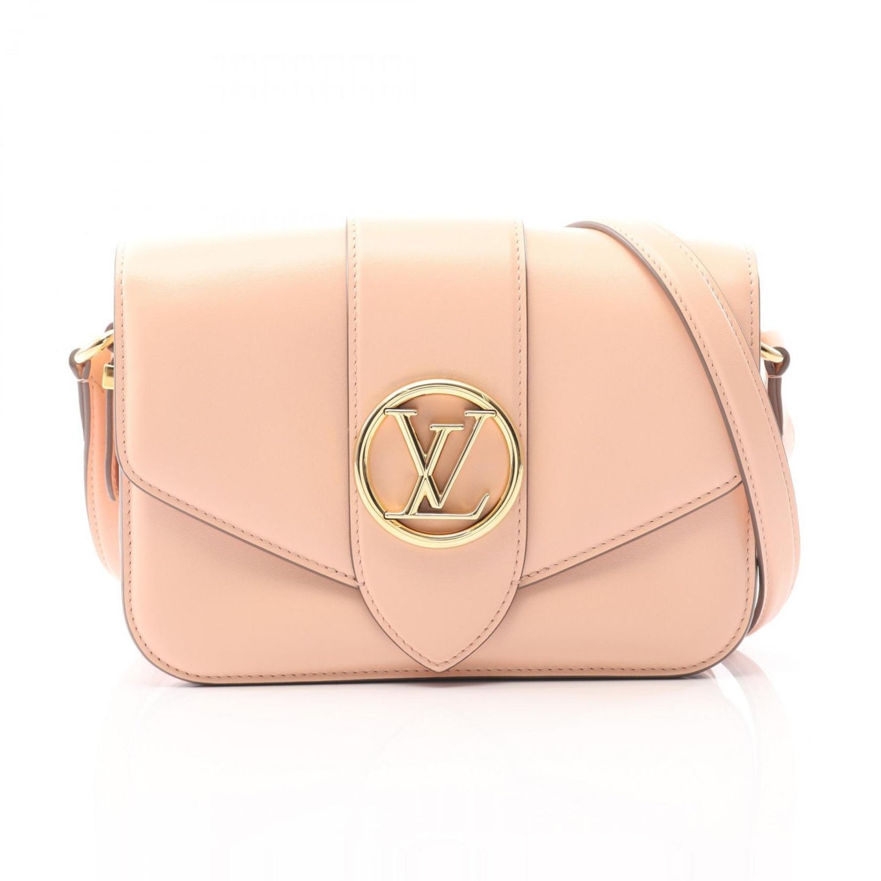 Louis Vuitton LV PONT 9 Shoulder Bag in Calfskin Leather