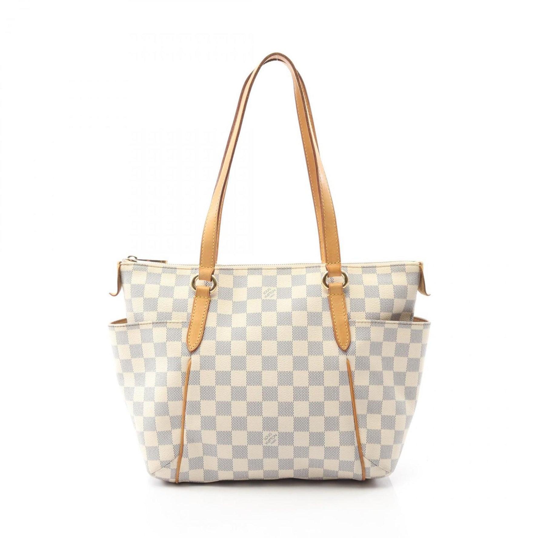 Louis Vuitton Totally PM Tote Bag, Coated Canvas and Leather, Damier Azur