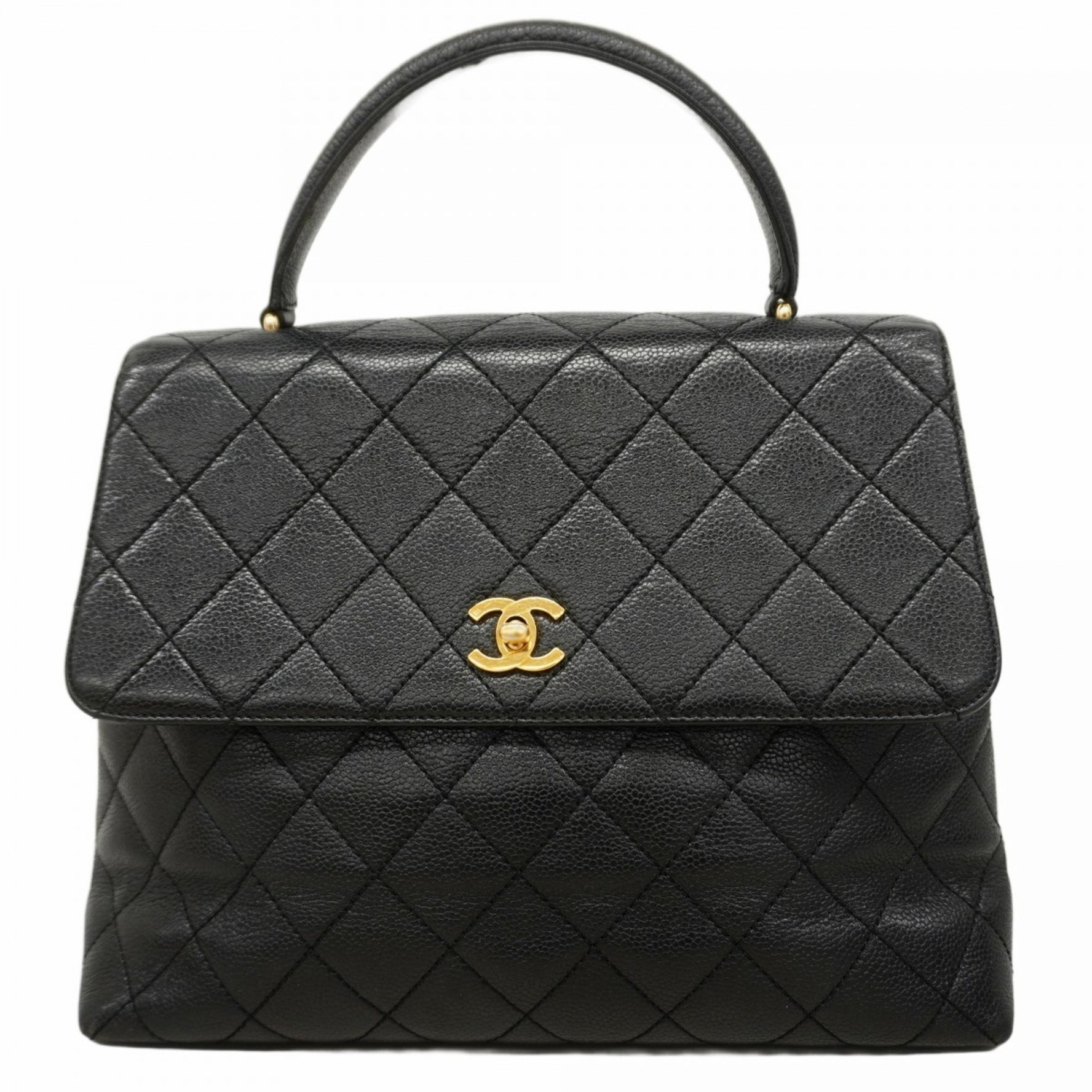 Chanel Matelasse Caviar Leather Handbag