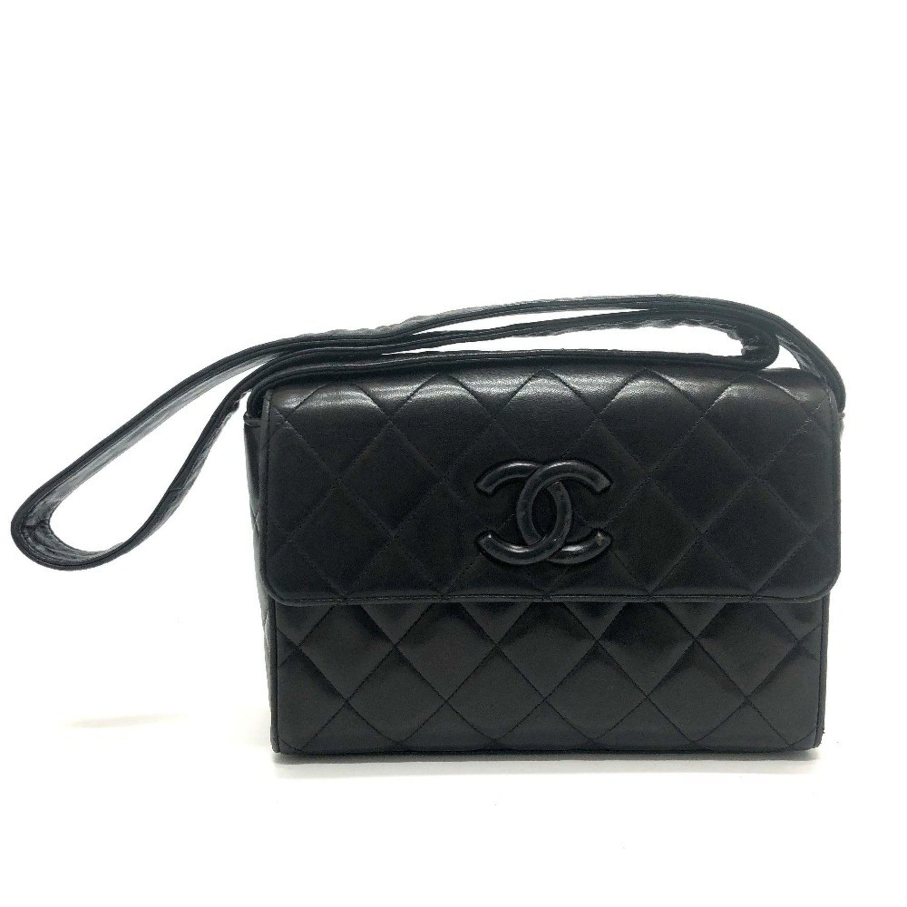 CHANEL CC Coco Mark Matelasse Shoulder Bag, Lambskin