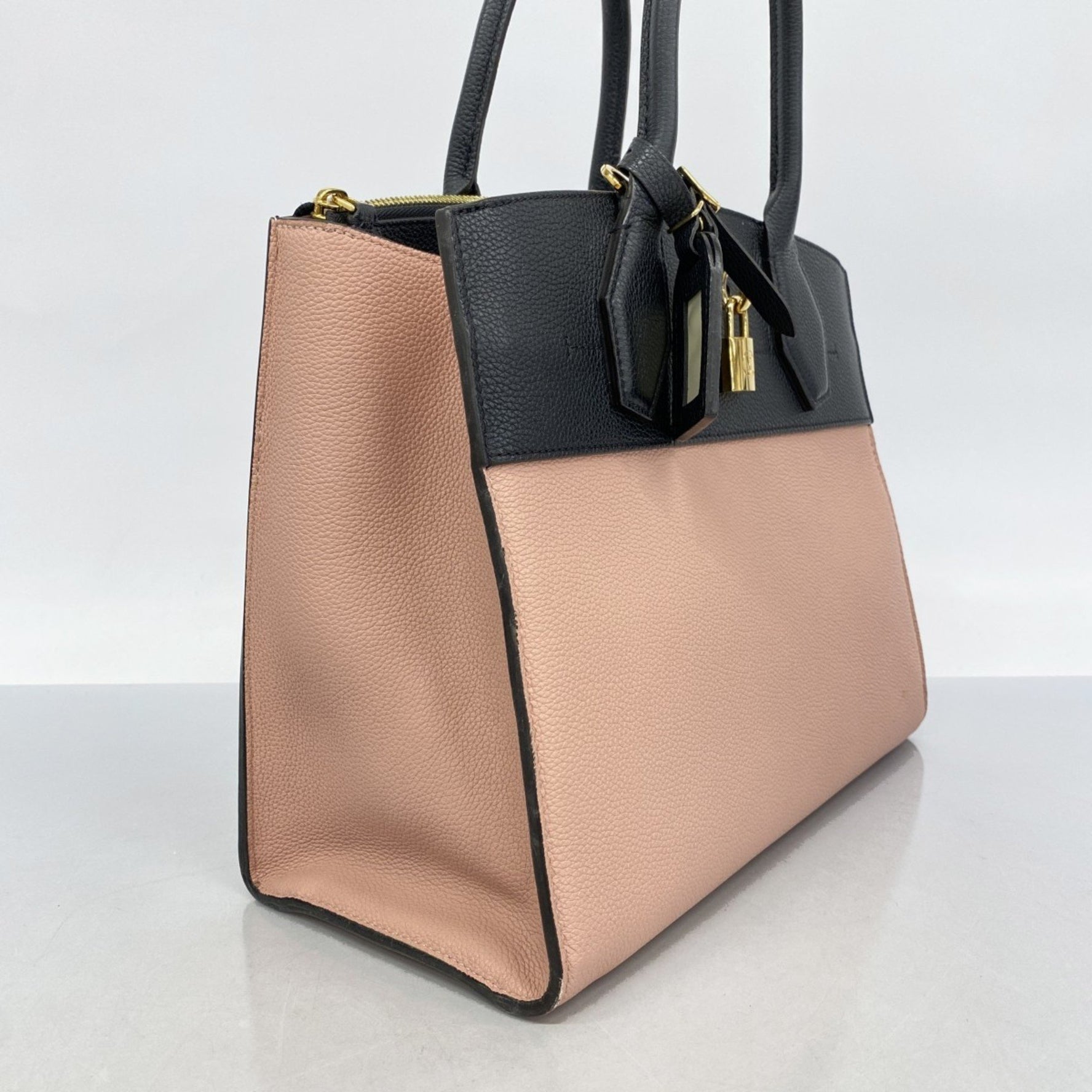 Louis Vuitton Taurillon City Steamer MM Handbag Bag