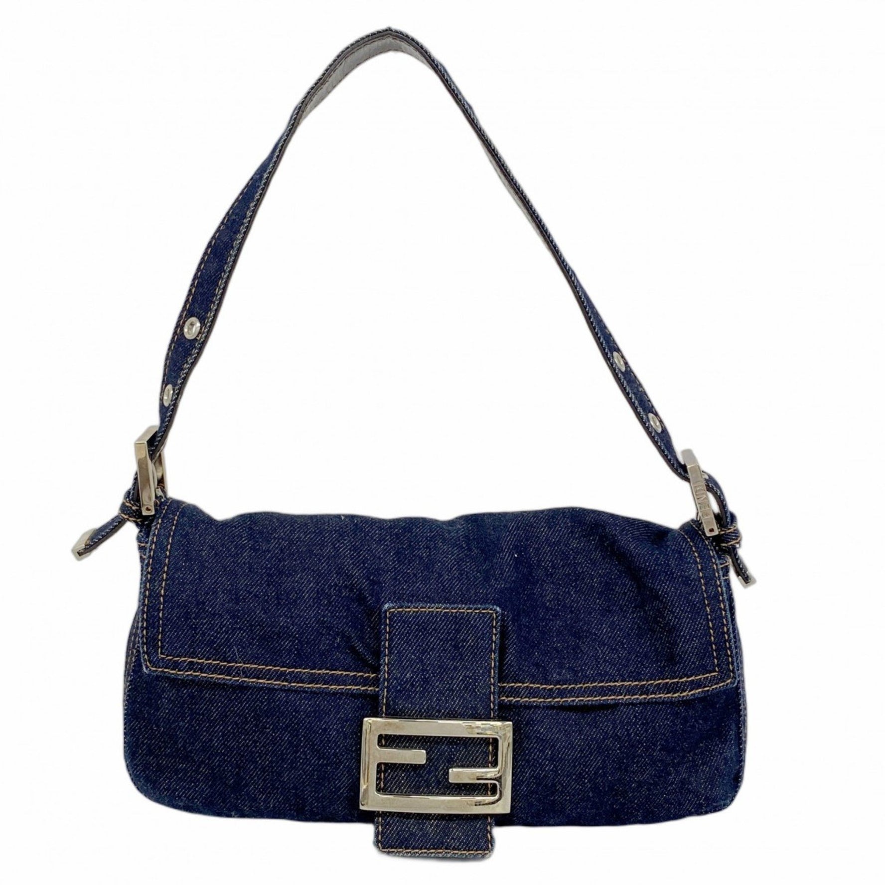 Fendi Mamma Bucket Denim Handbag