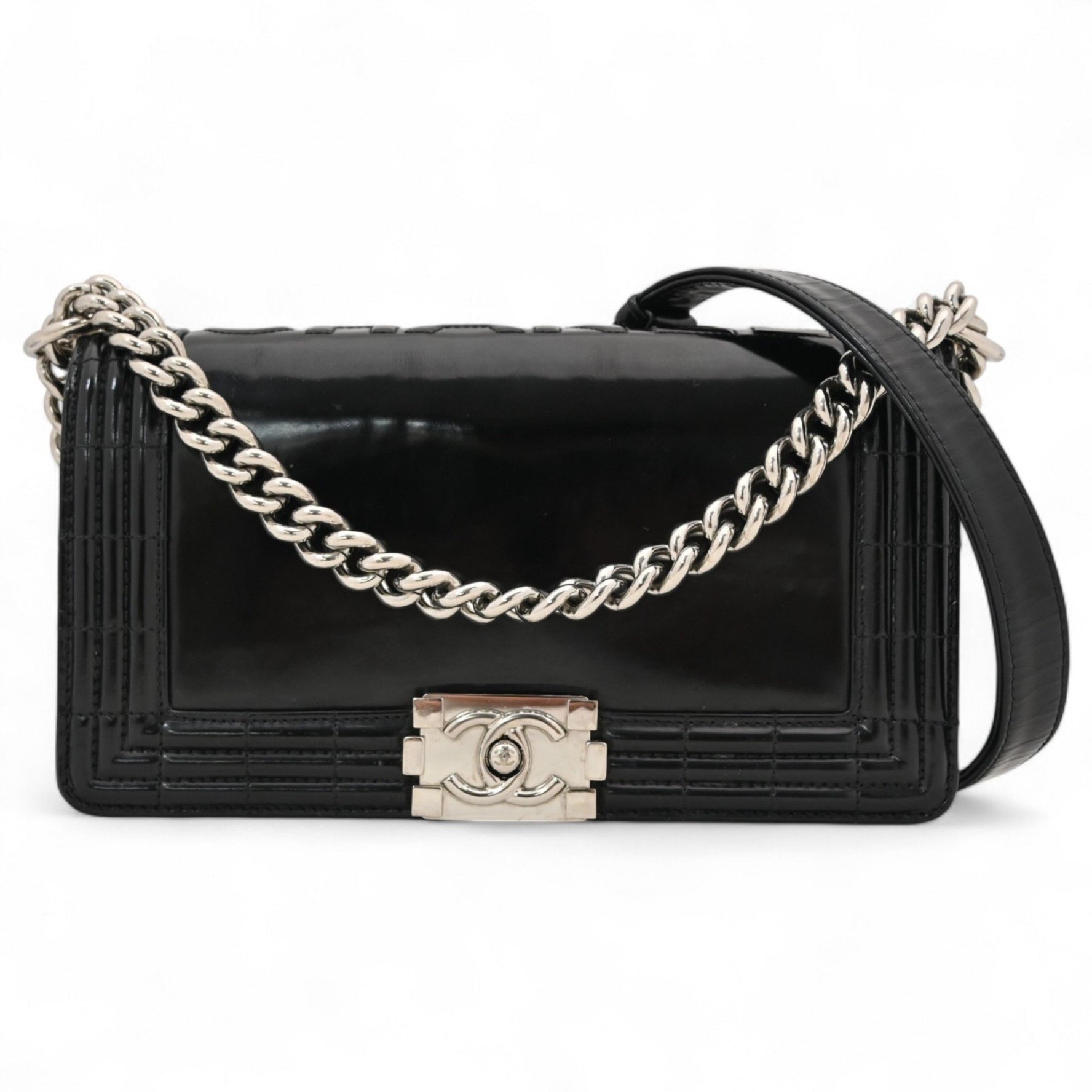 Chanel Coco Mark Shoulder Bag Enamel