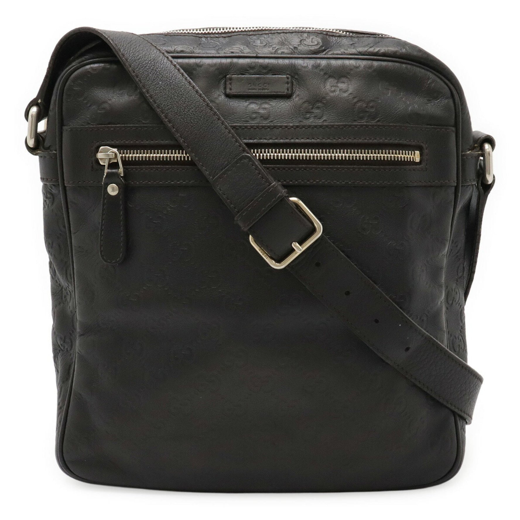 GUCCI Diamante Shoulder Bag in Leather