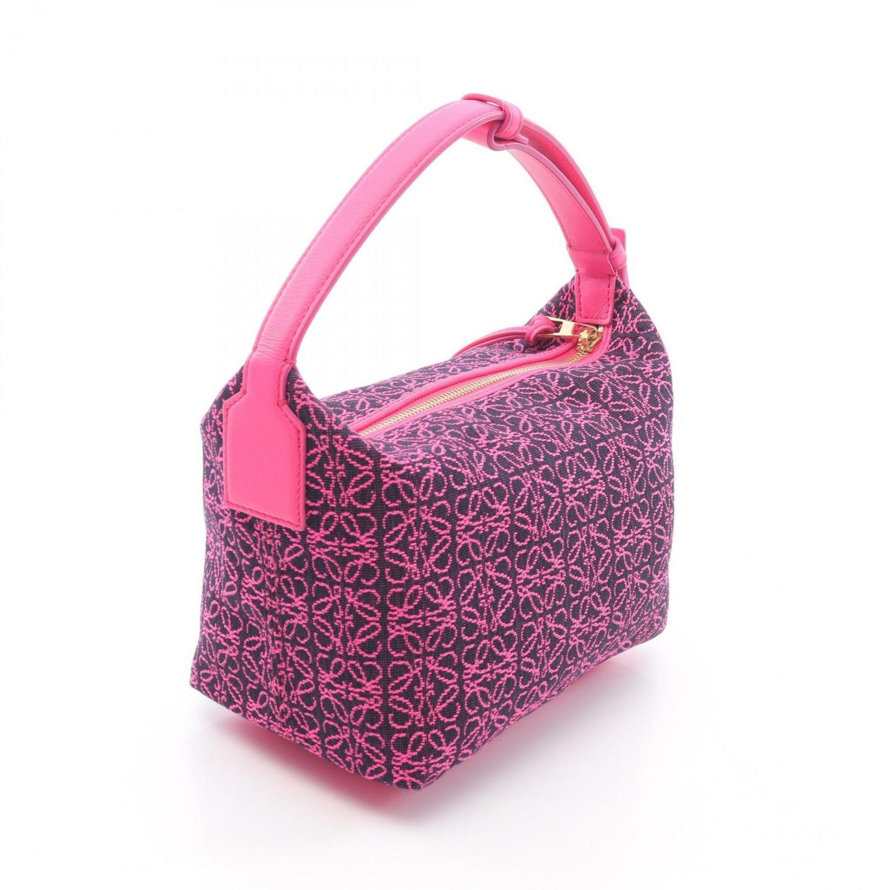 LOEWE Anagram Cubby Bag, Small Handbag, Canvas and Leather