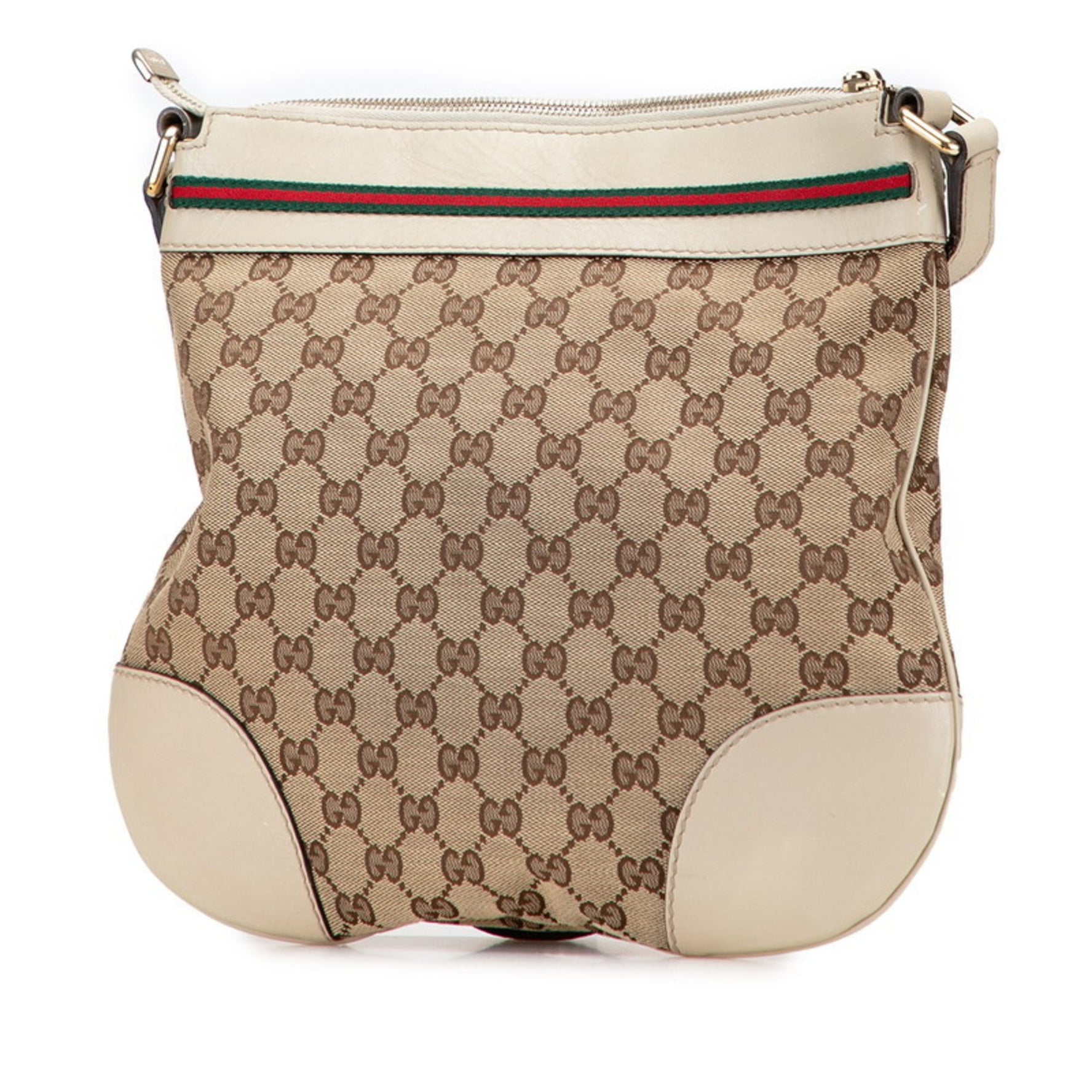 Gucci GG Canvas Mayfair Shoulder Bag and Leather