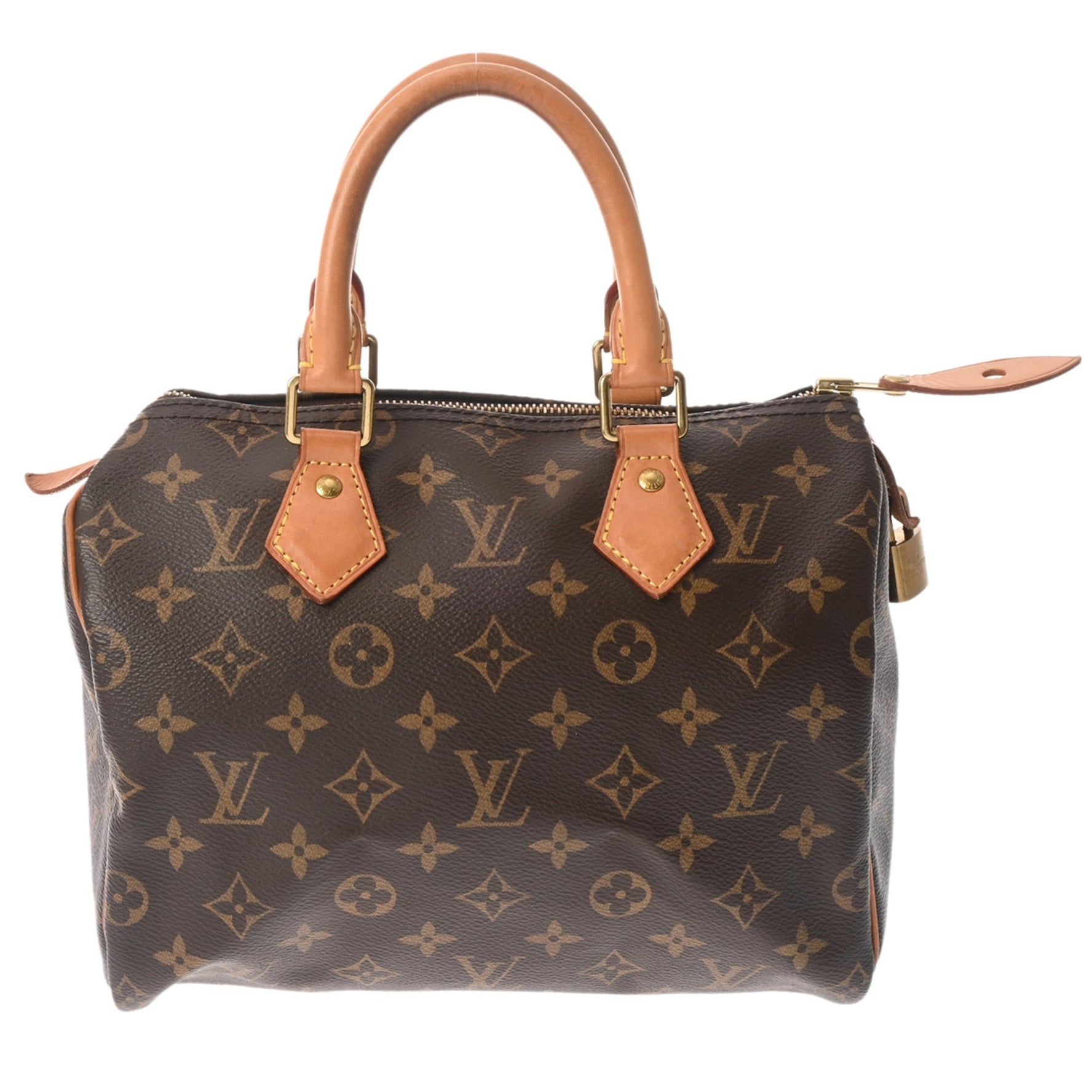 LOUIS VUITTON Louis Vuitton Monogram Speedy 25 New Model Canvas Handbag AB Rank Pre-owned Ginzo