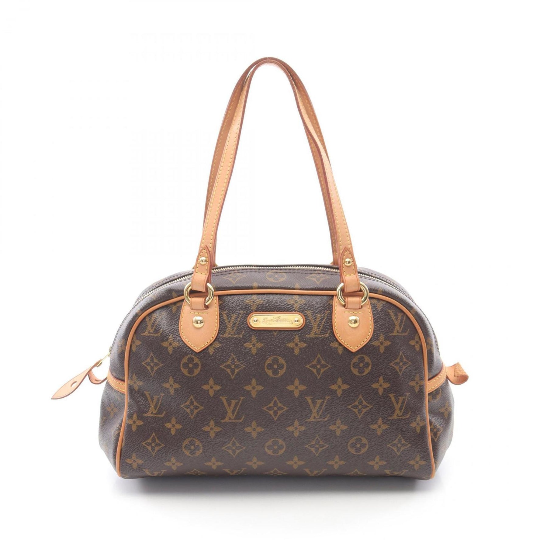Louis Vuitton Montorgueil PM Shoulder Bag, Coated Canvas and Leather, Monogram
