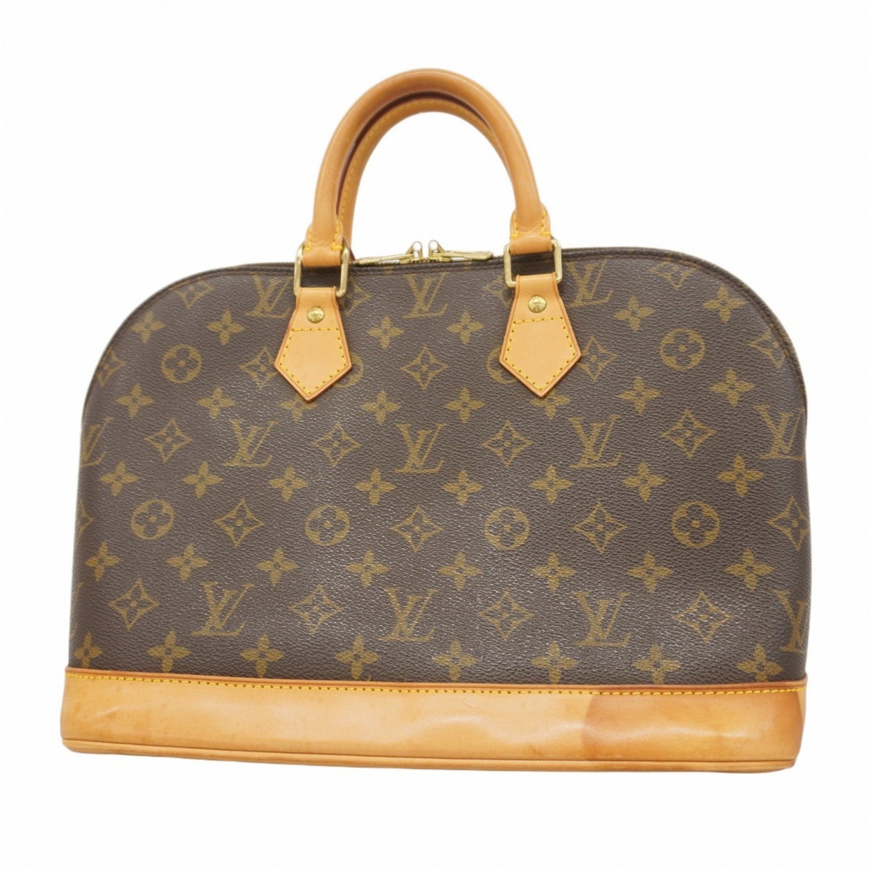 Louis Vuitton Monogram Alma Handbag M51130 Brown Women's