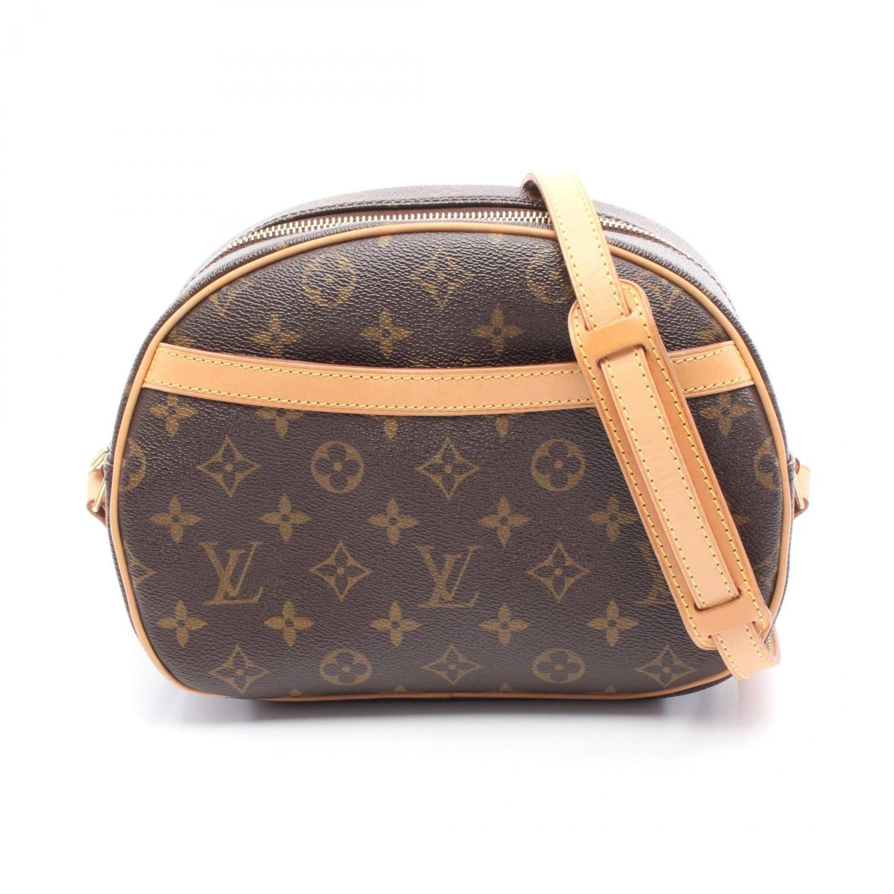 Louis Vuitton Blois Monogram Shoulder Bag Coated Canvas Leather