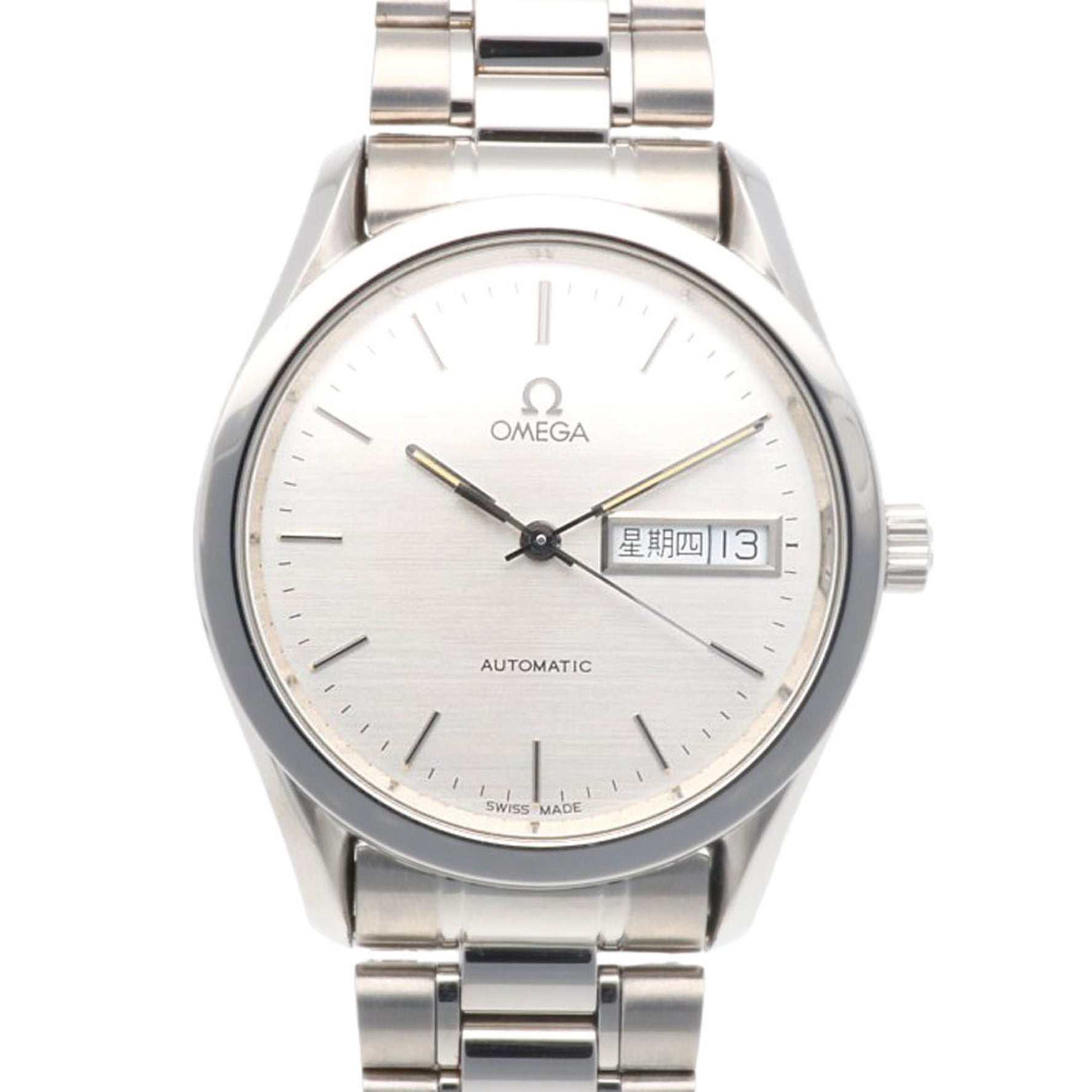 Omega Seamaster Watch, Stainless Steel, Automatic, Men's, Chinese Calendar, Overhauled