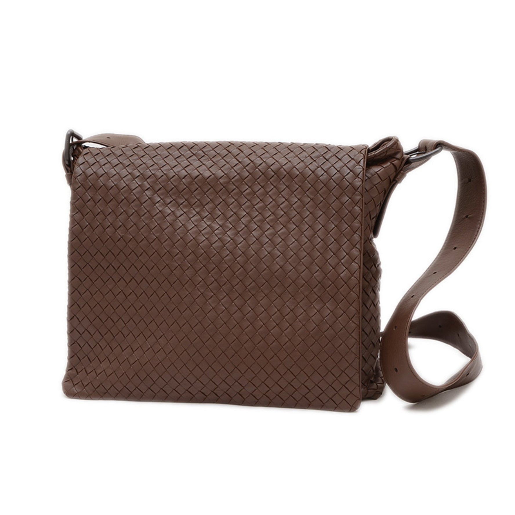 Bottega Veneta Intrecciato Shoulder Bag in Leather