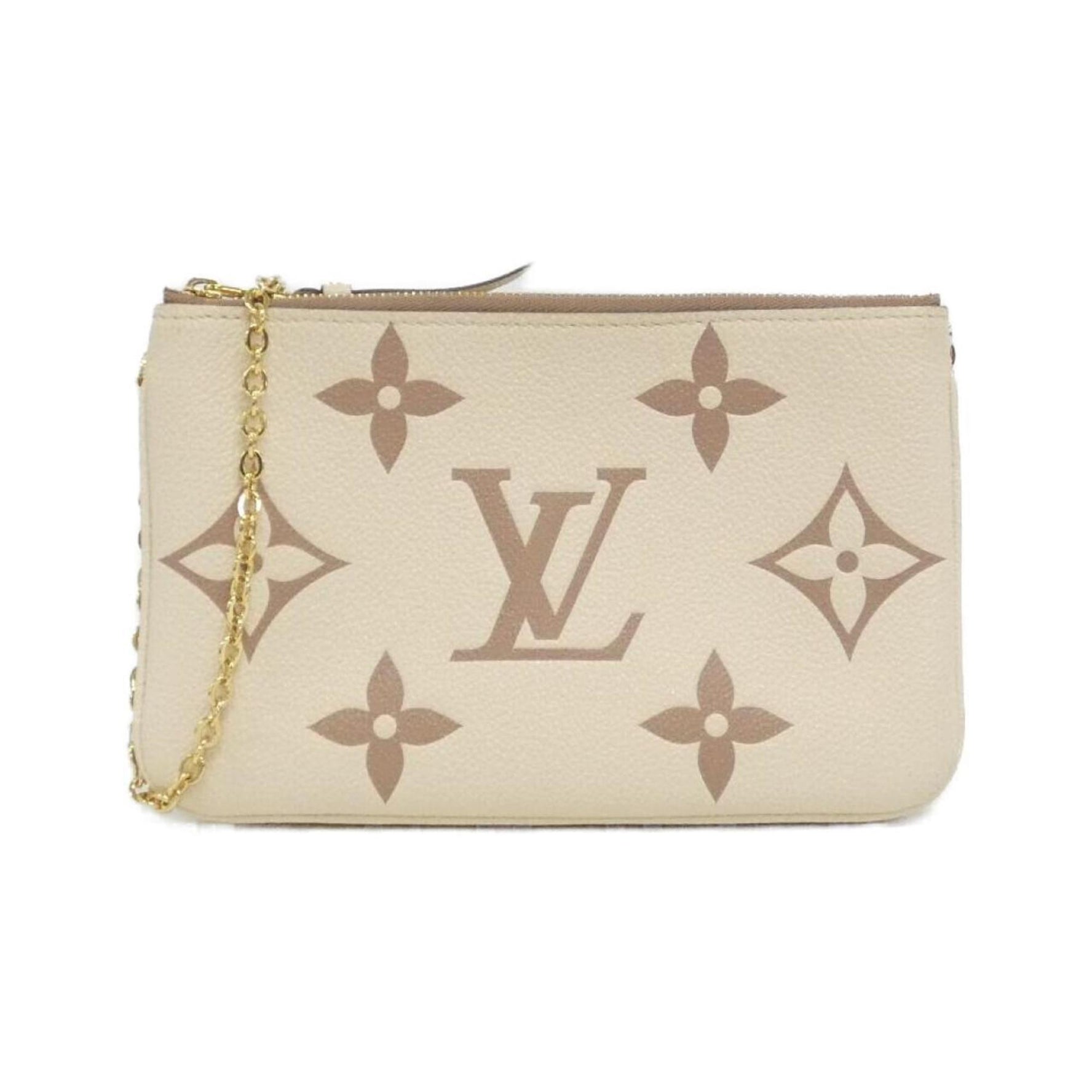 Louis Vuitton Bicolor Monogram Empreinte Pochette Double Zip Shoulder Bag