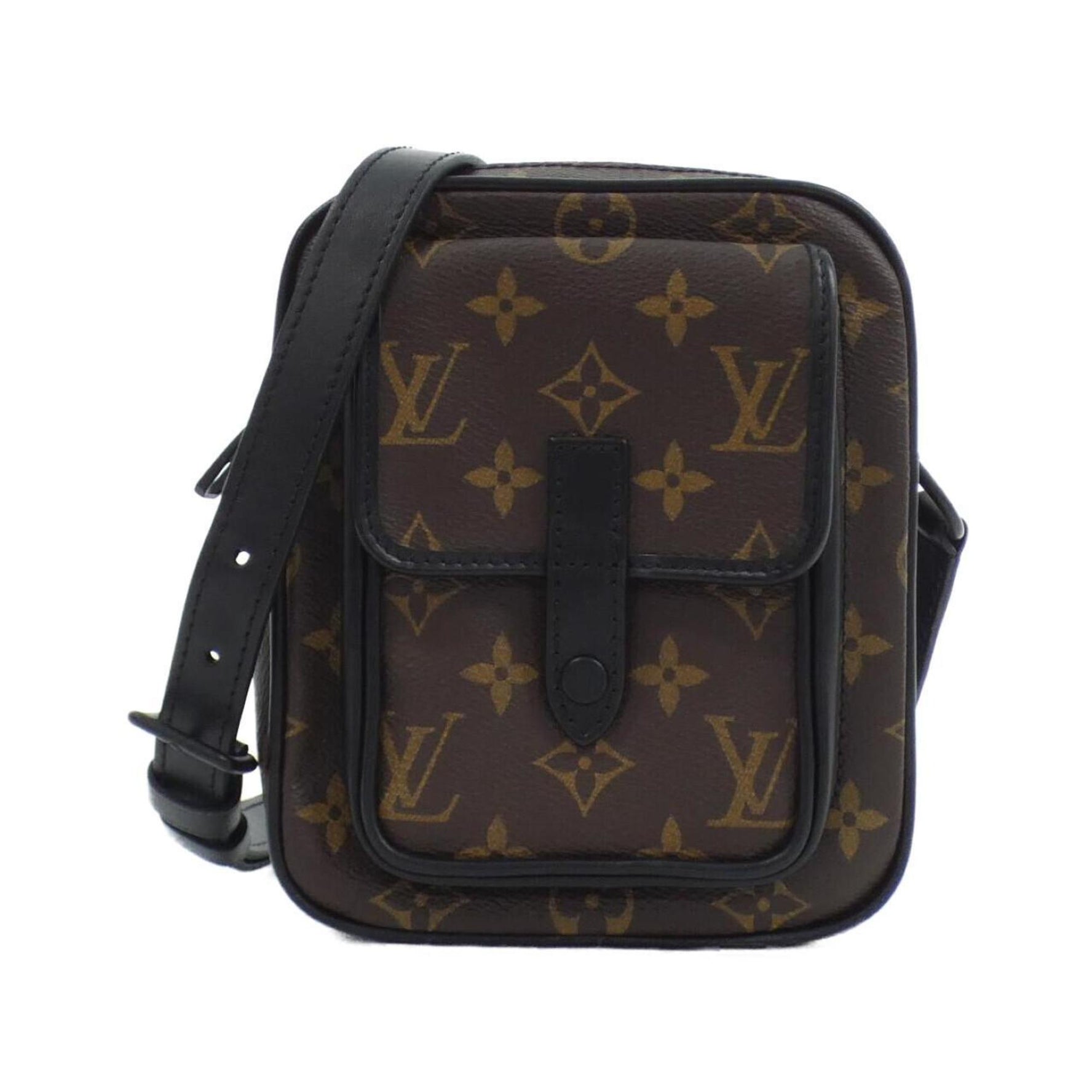 Louis Vuitton Monogram Macassar Christopher Wearable Wallet Shoulder Bag