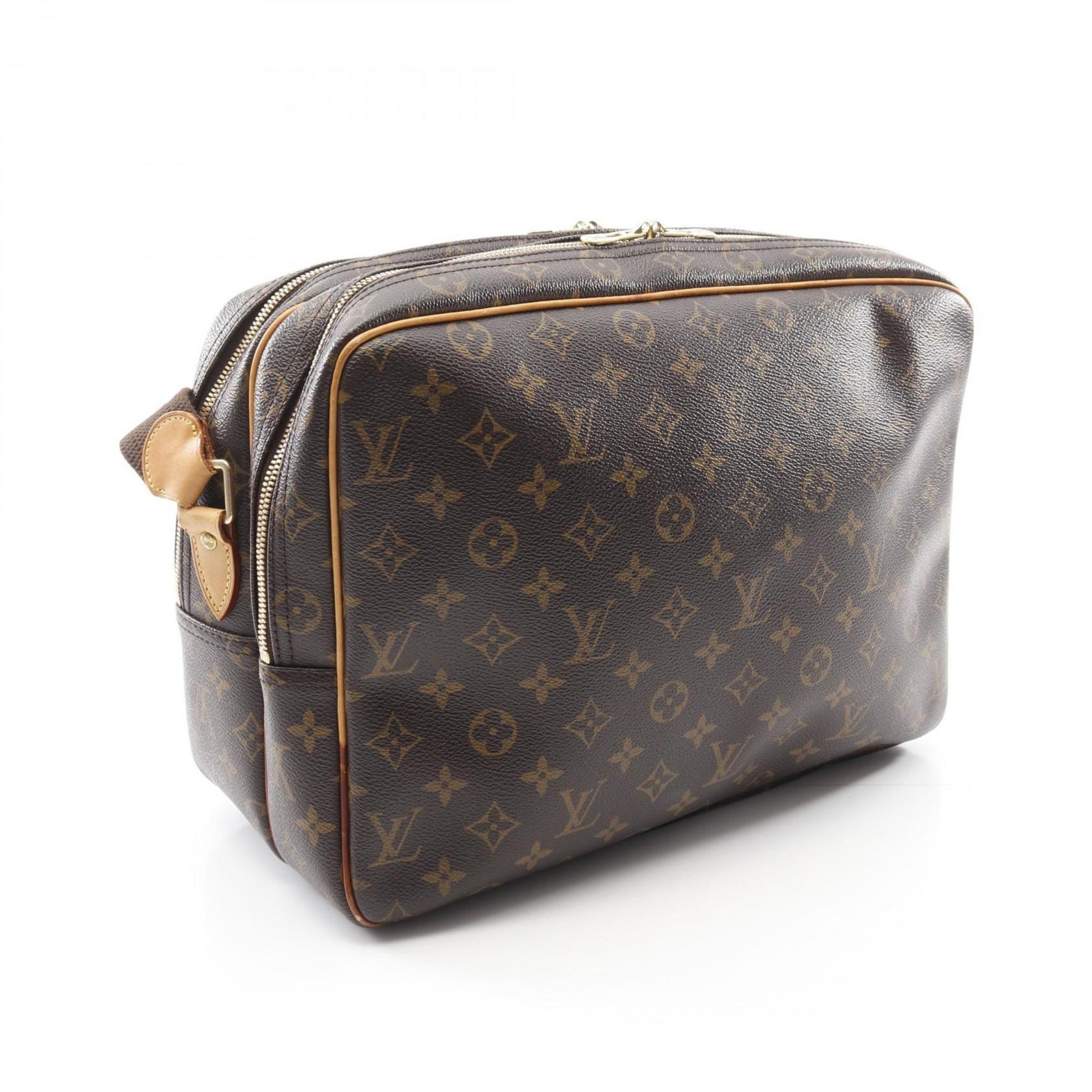 Louis Vuitton Reporter GM Shoulder Bag, Coated Canvas and Leather, Monogram, Brown
