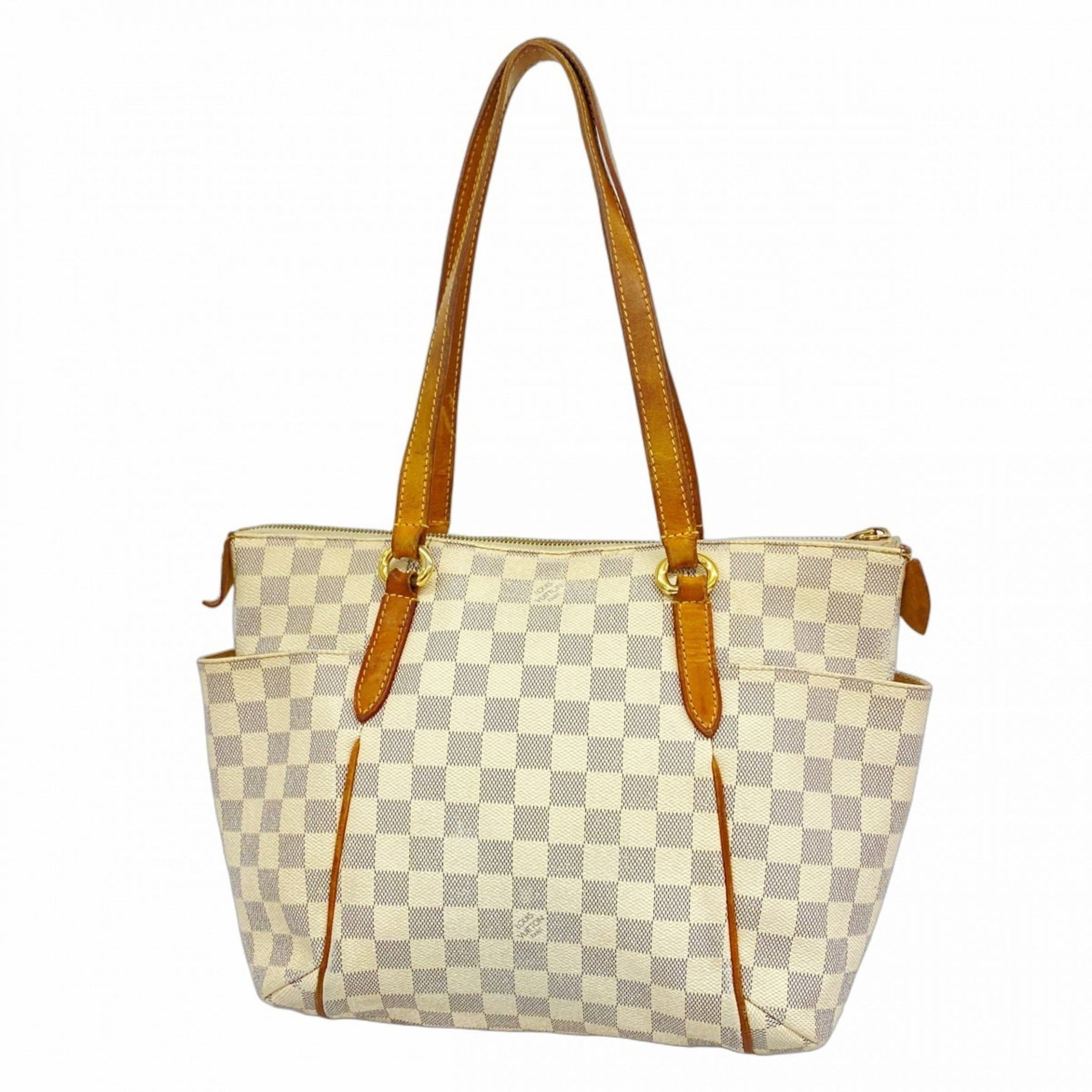 Louis Vuitton Damier Azur Totally PM Tote Bag N41280 White Women's P1135678