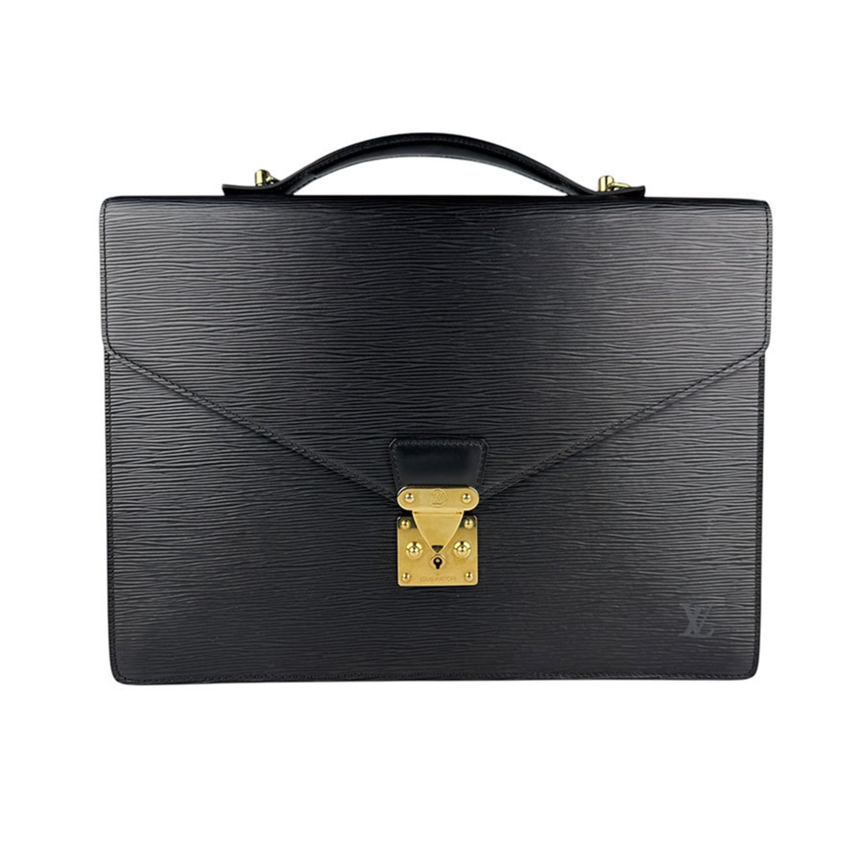 Louis Vuitton Epi Leather Bandouliere Handbag Shoulder Bag in and Gold