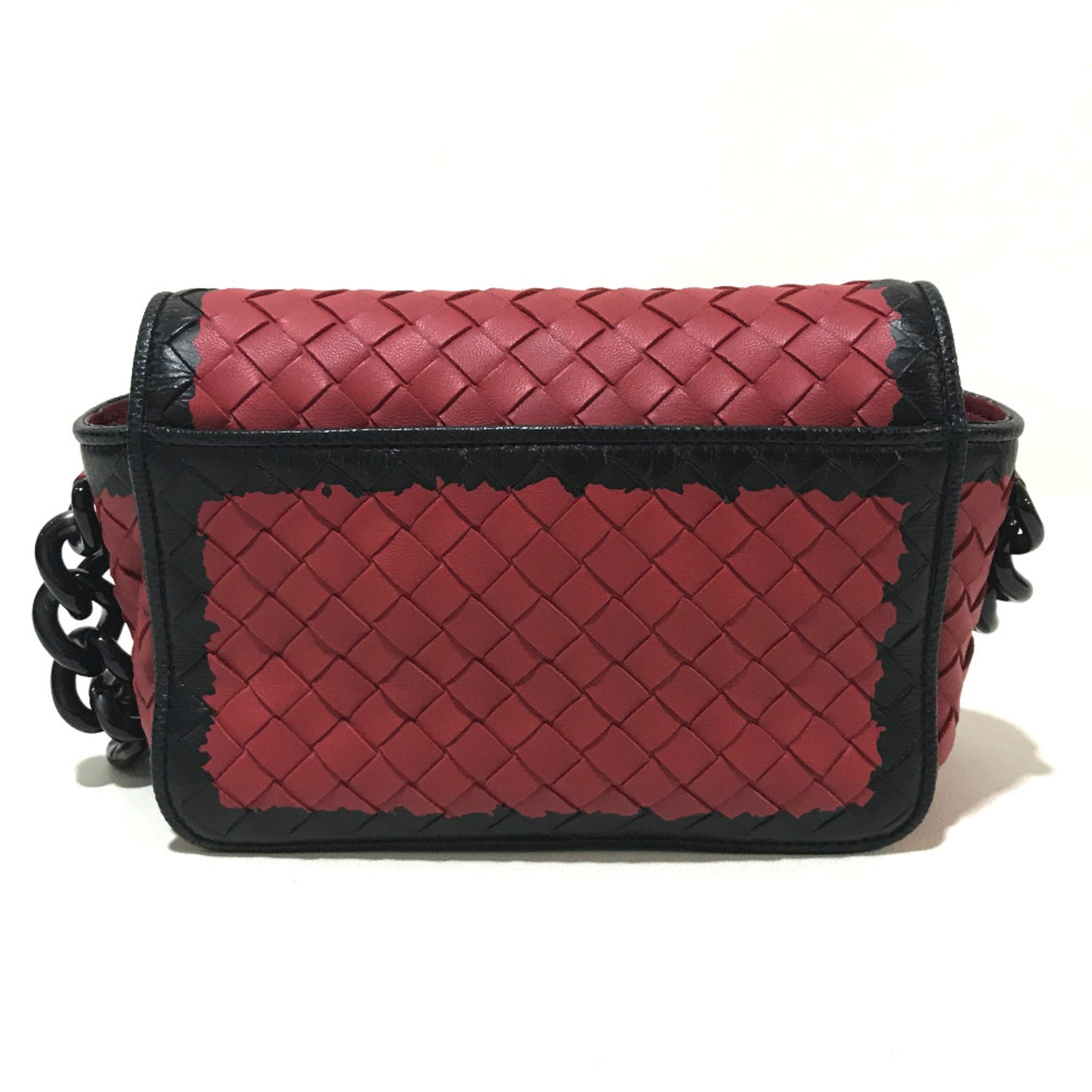 BOTTEGA VENETA Intrecciato Bag Shoulder Bag x Black