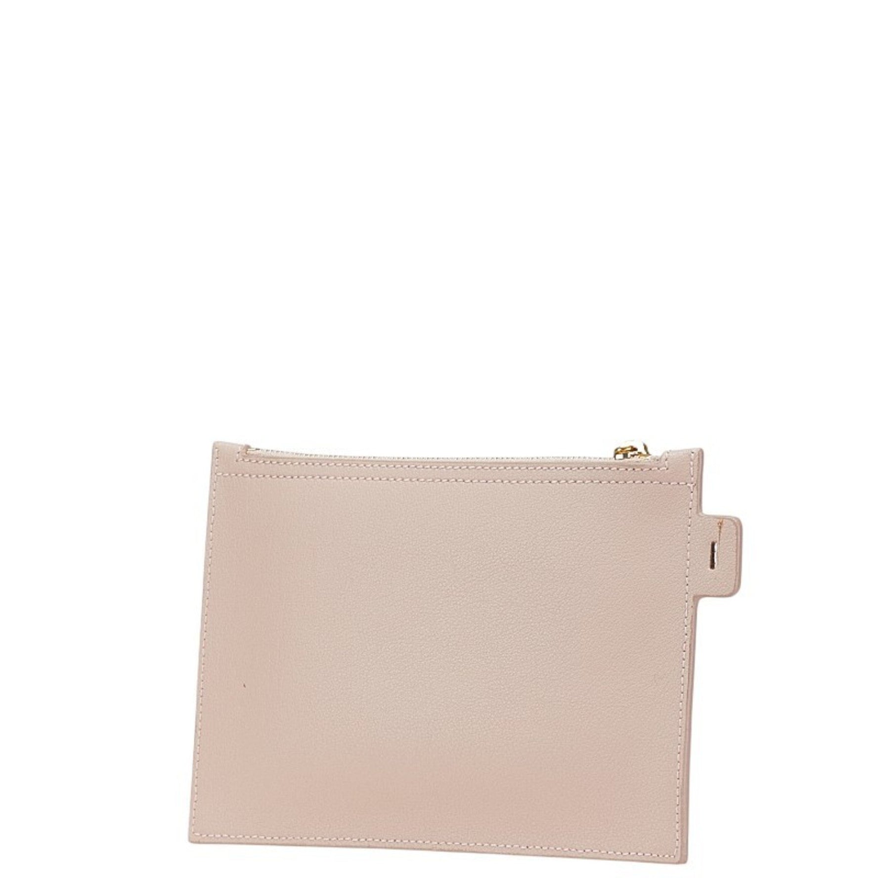 Saint Laurent pouch, light pink leather