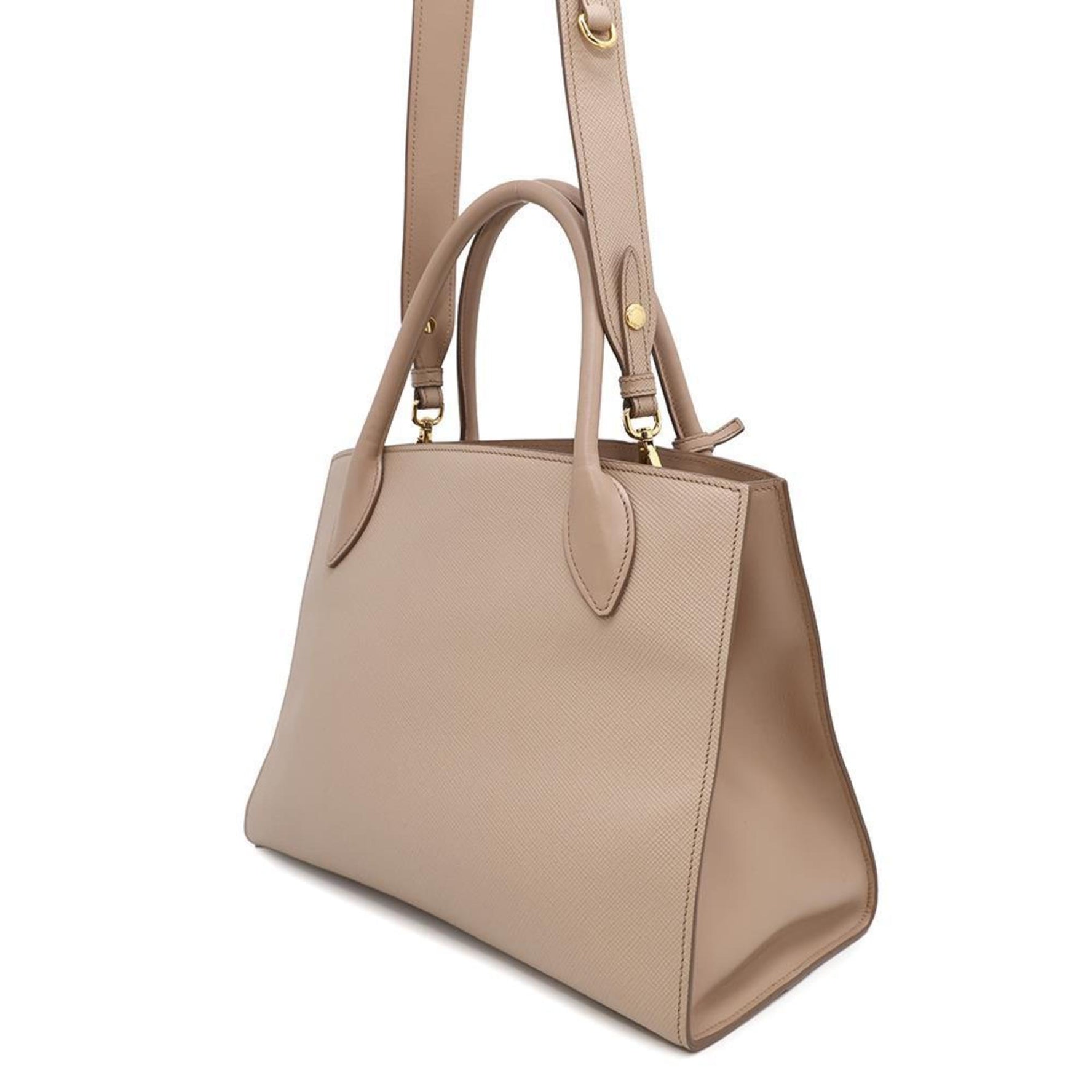 Prada Tote Bag Monochrome Leather 1BA155 PRADA 2way