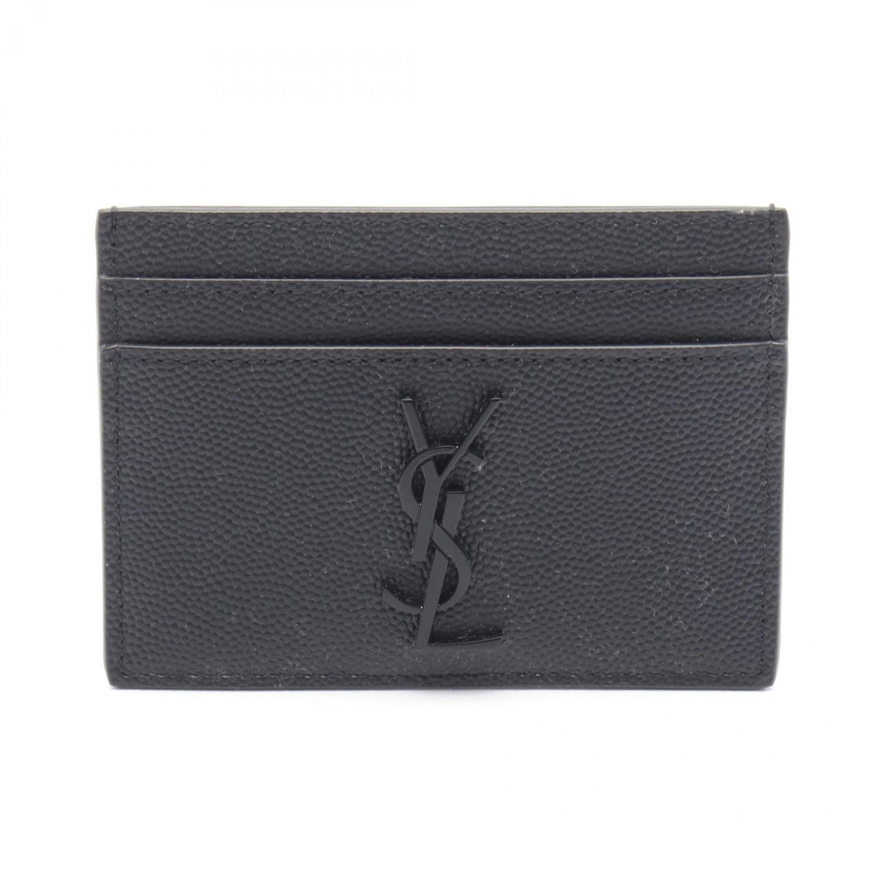 Yves Saint Laurent Saint Laurent Paris Cassandra Business Card Case, Leather
