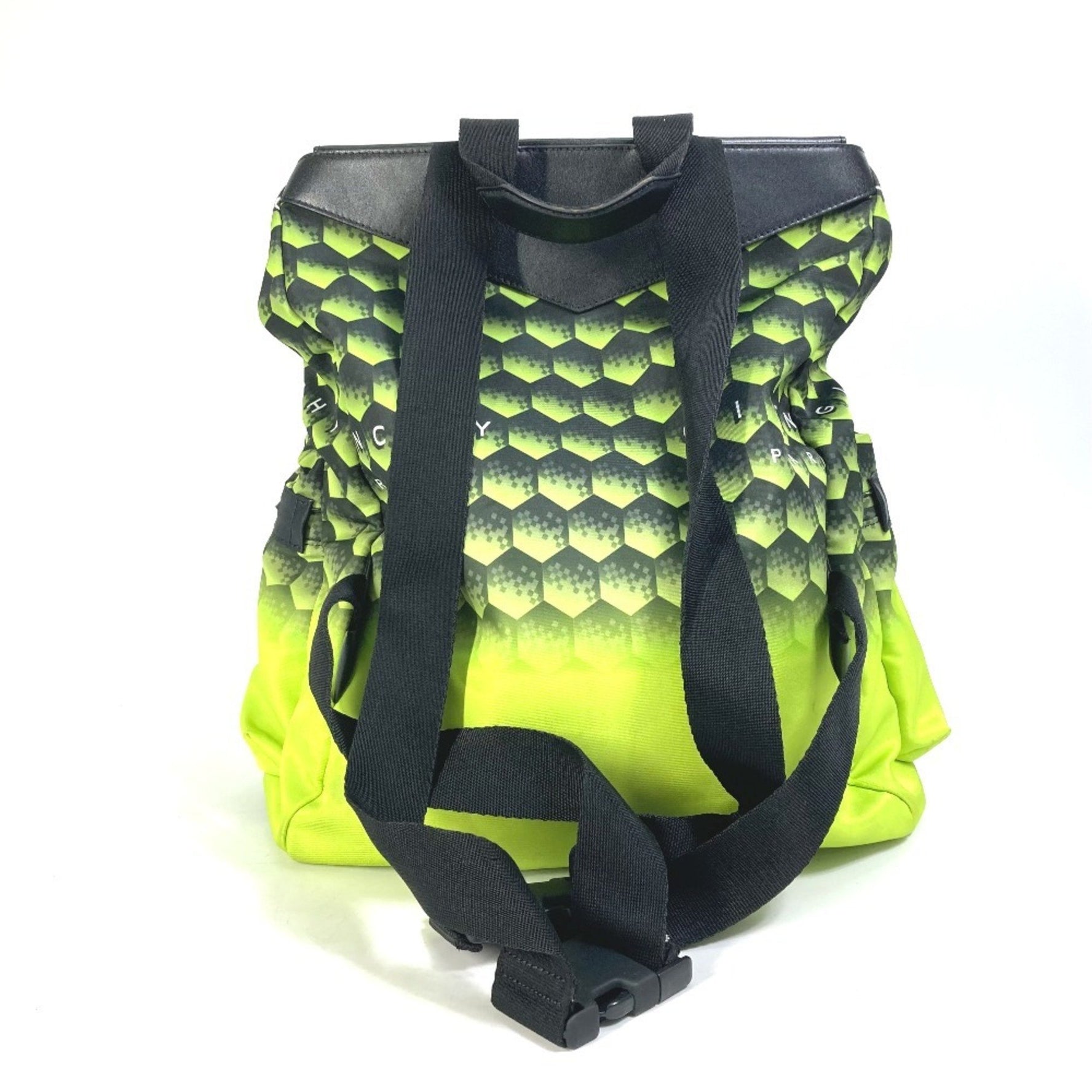 GIVENCHY Logo Backpack, Nylon, Yellow