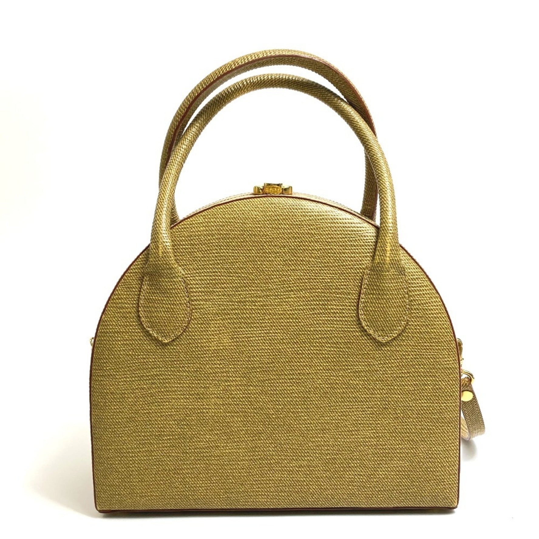 FENDI semicircular shoulder bag/handbag in leather