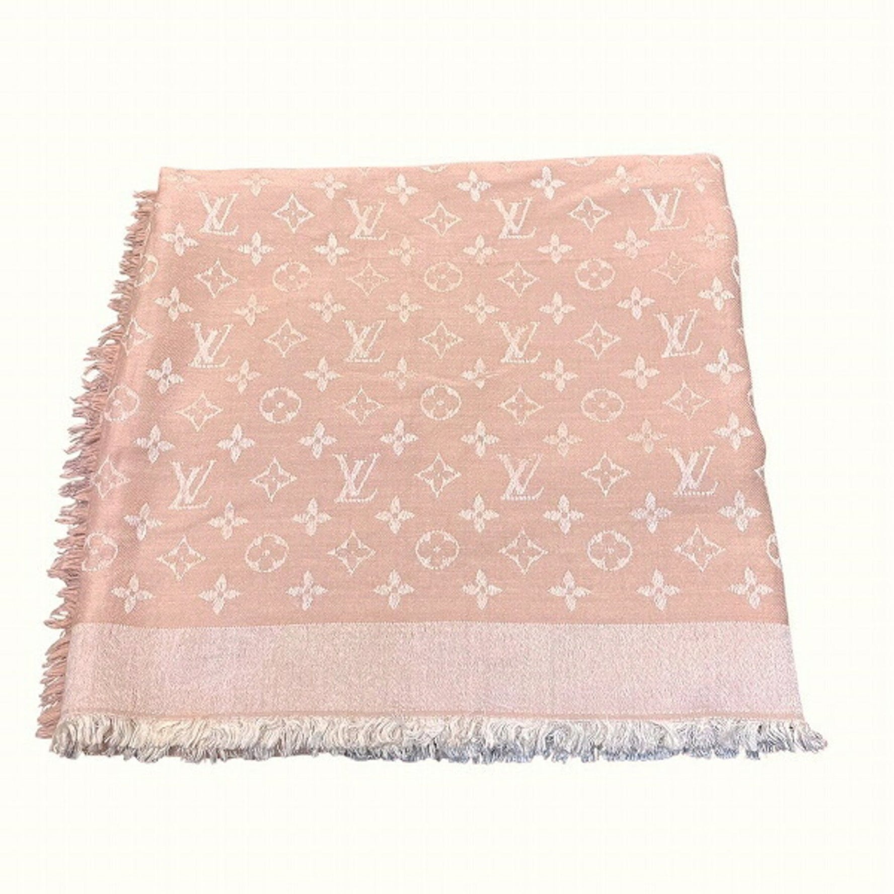 Louis Vuitton Monogram M72046 Pink Shawl/Scarf for Women