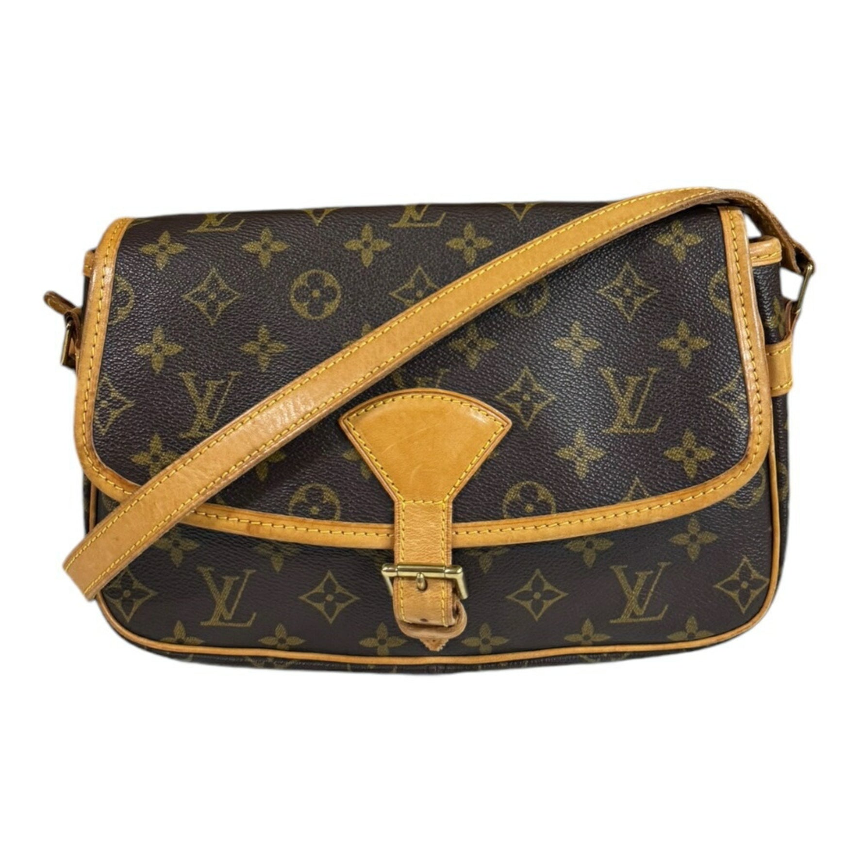 Louis Vuitton Sologne Monogram Shoulder Bag Canvas