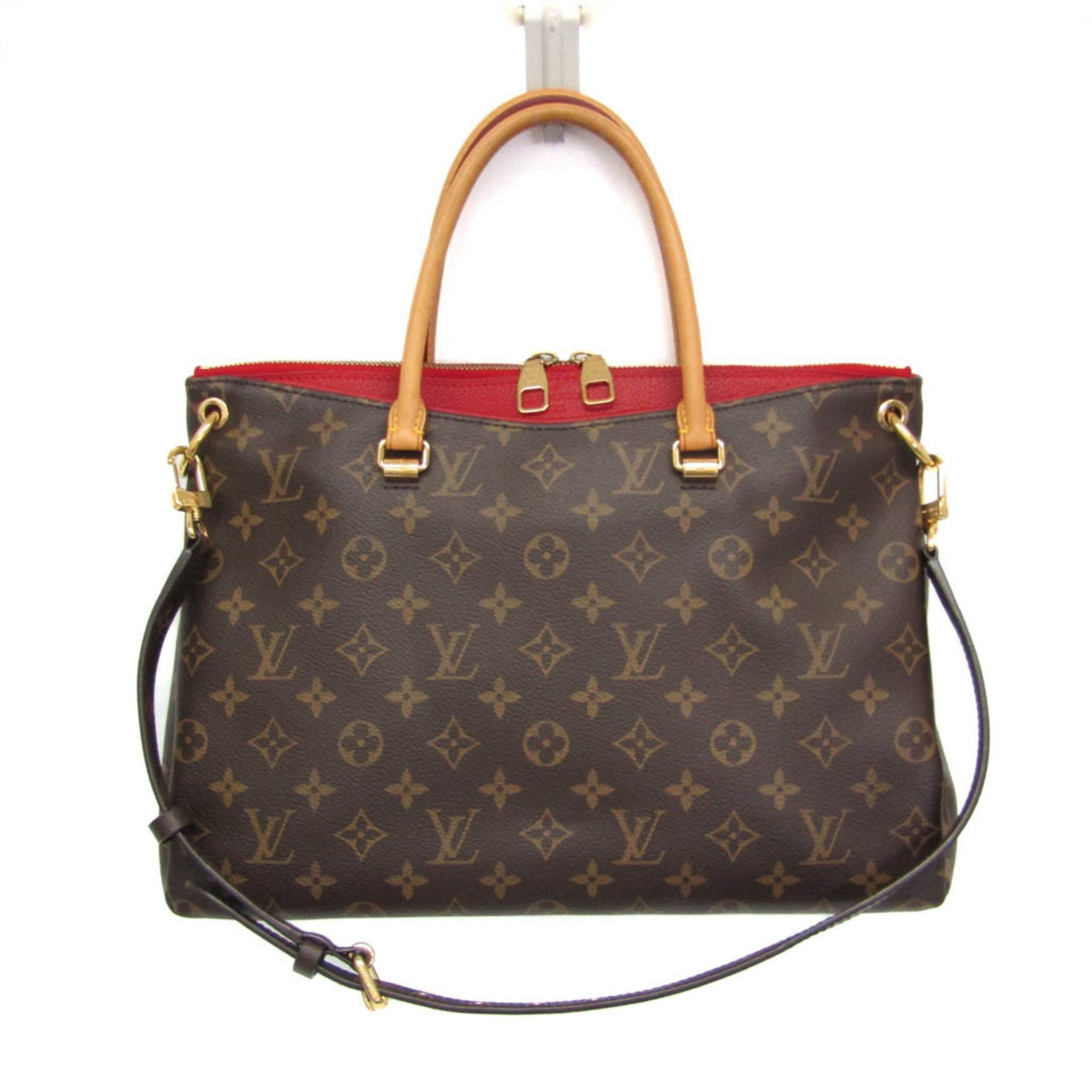 Louis Vuitton Monogram Pallas Handbag Monogram,Cerise
