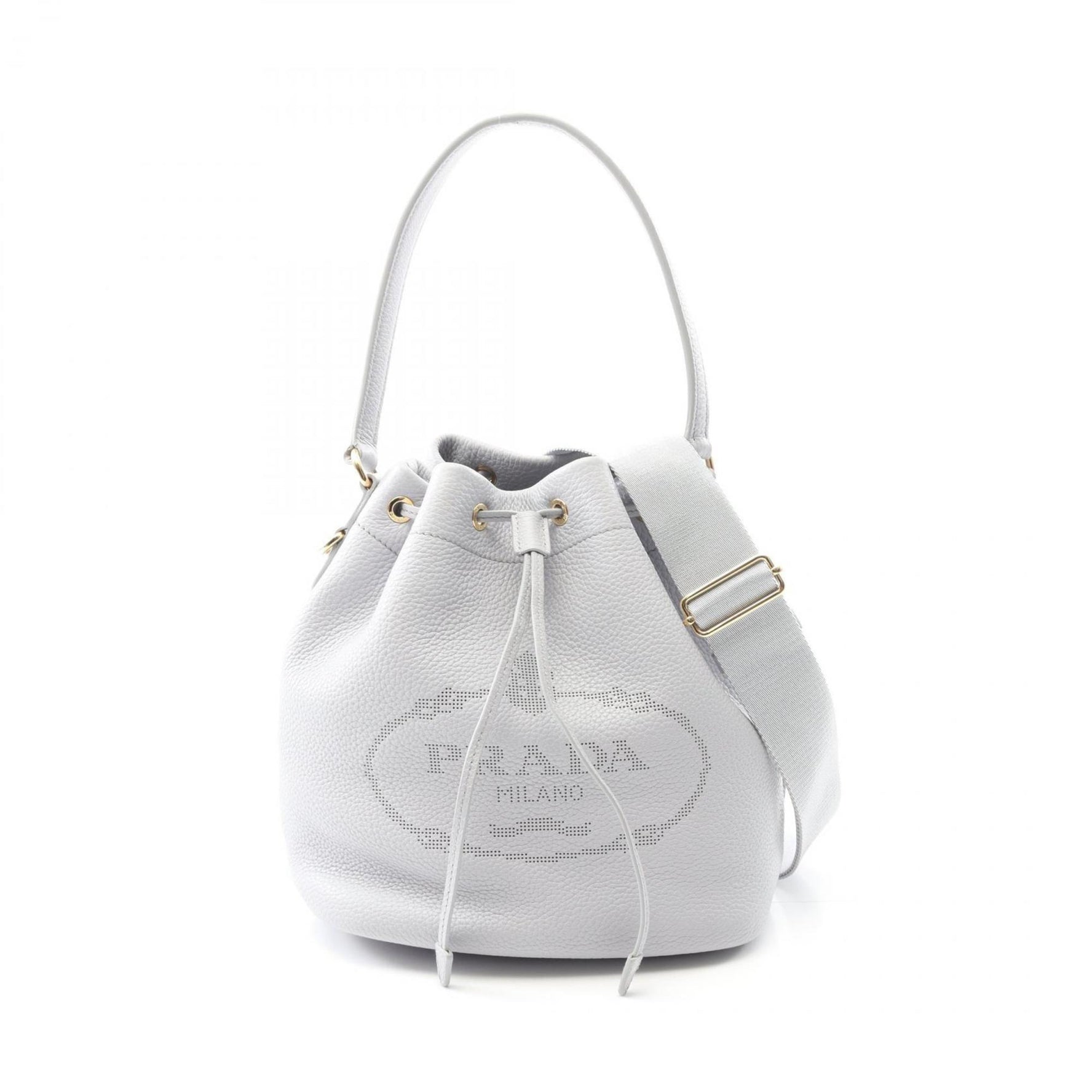 Prada Bucket Bag Handbag Leather