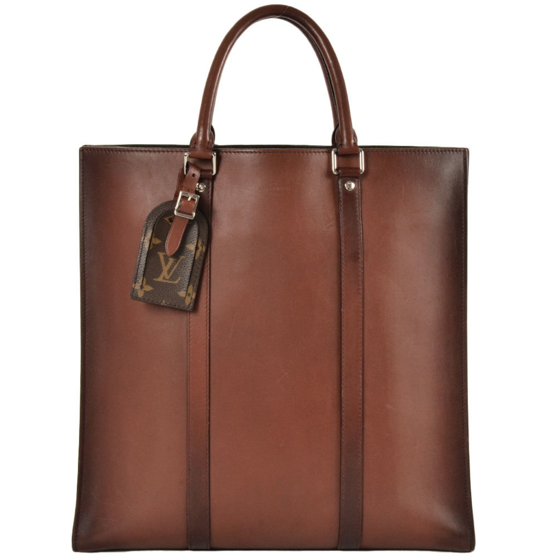 Louis Vuitton Sac Plat Tote Bag Nomad Ombre Leather Calfskin