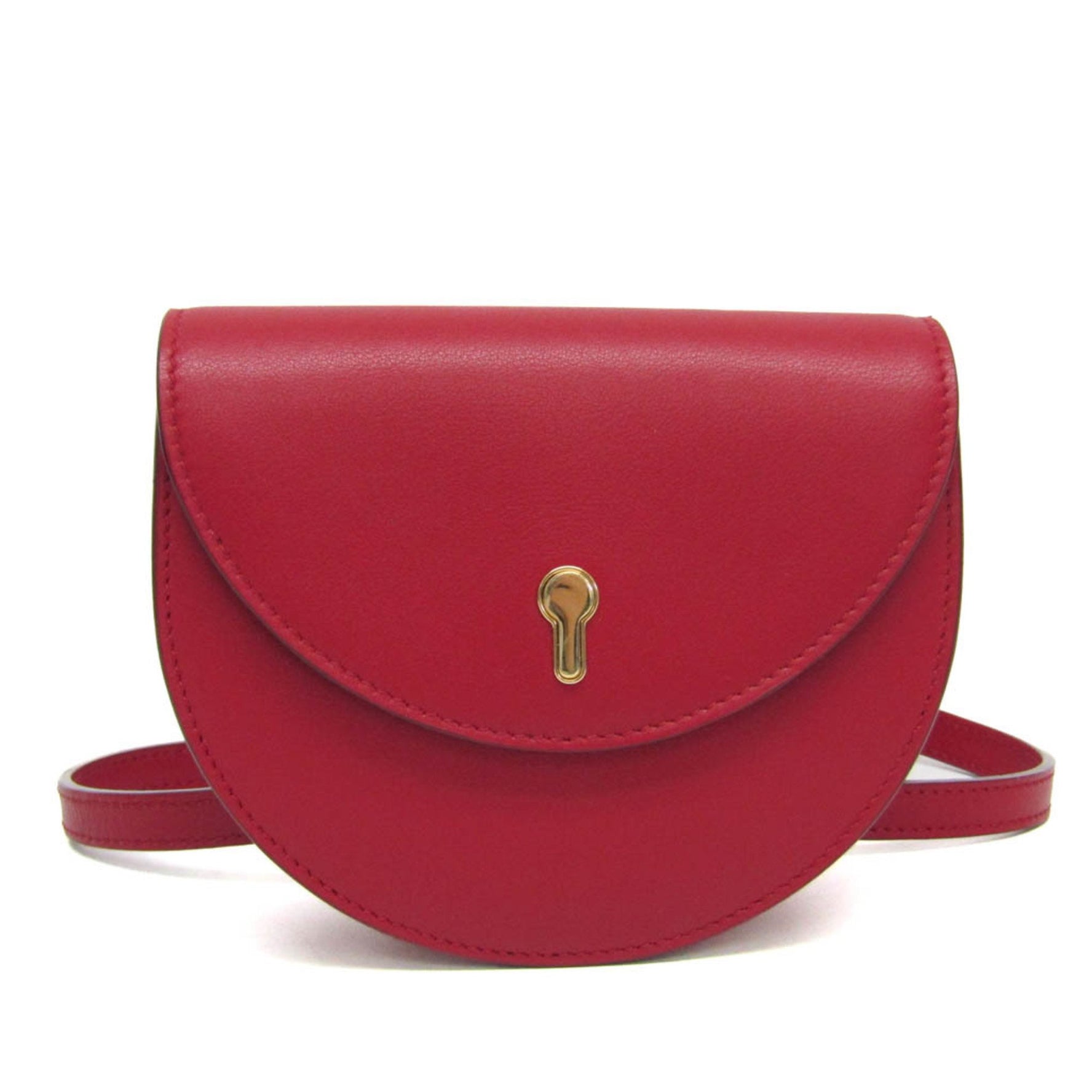Bally Camy Women's Leather Shoulder Bag Red Color
