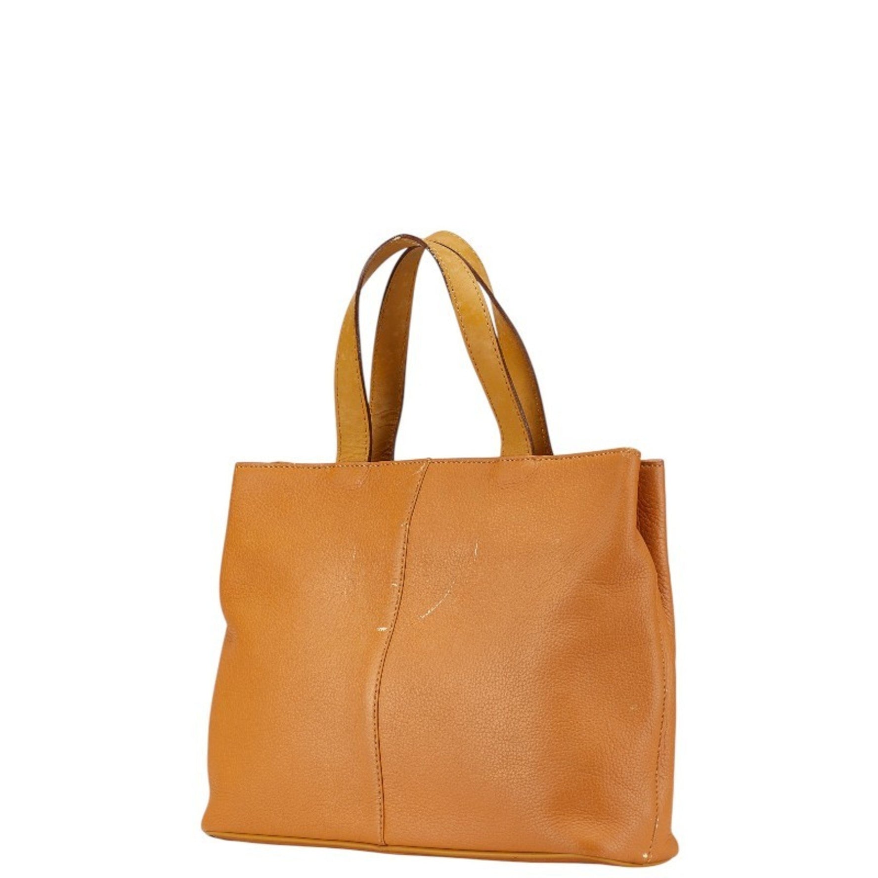 Burberry Nova Check Shadow Horse Handbag in Camel and Brown Leather