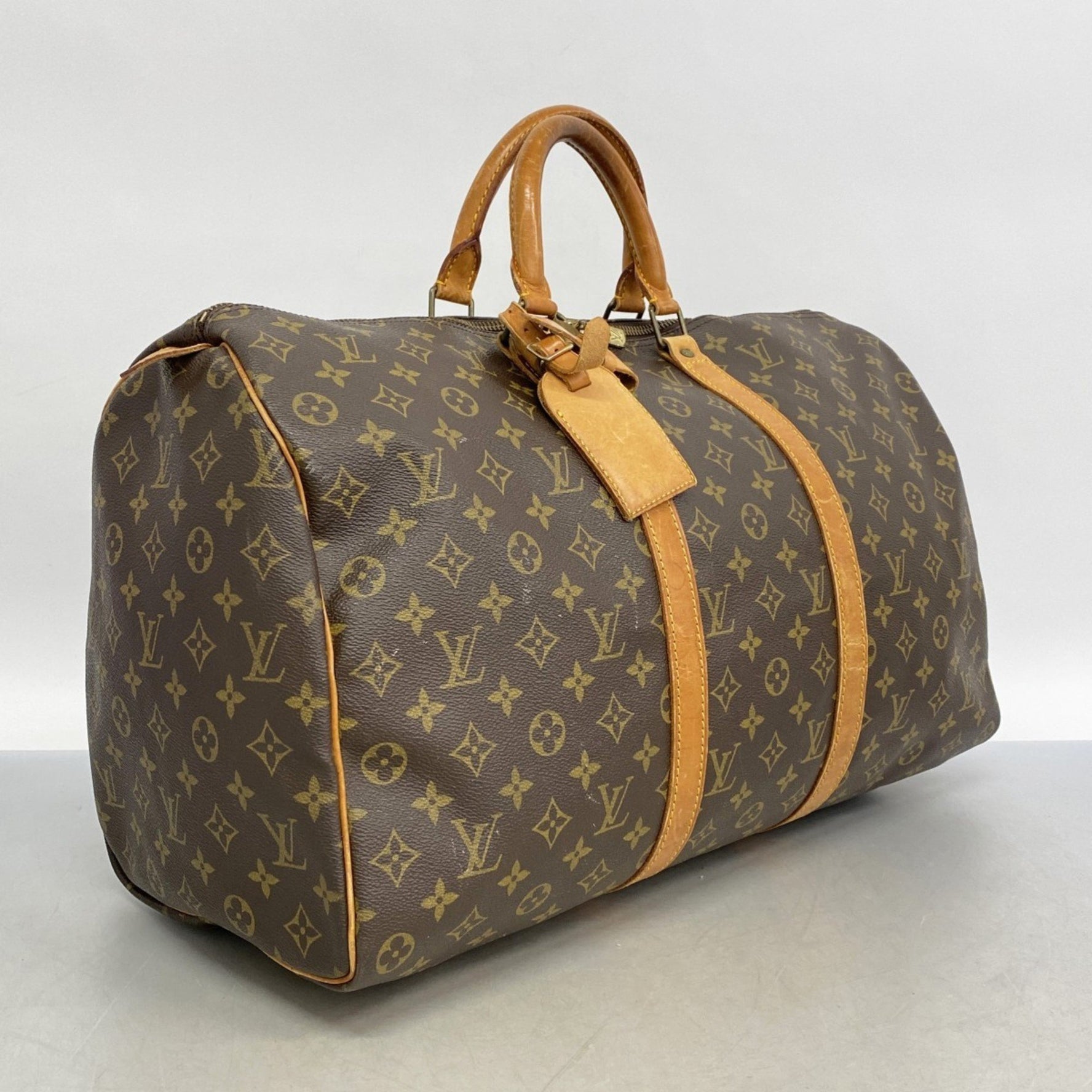 Louis Vuitton Monogram Keepall 50 Boston Bag Men's and