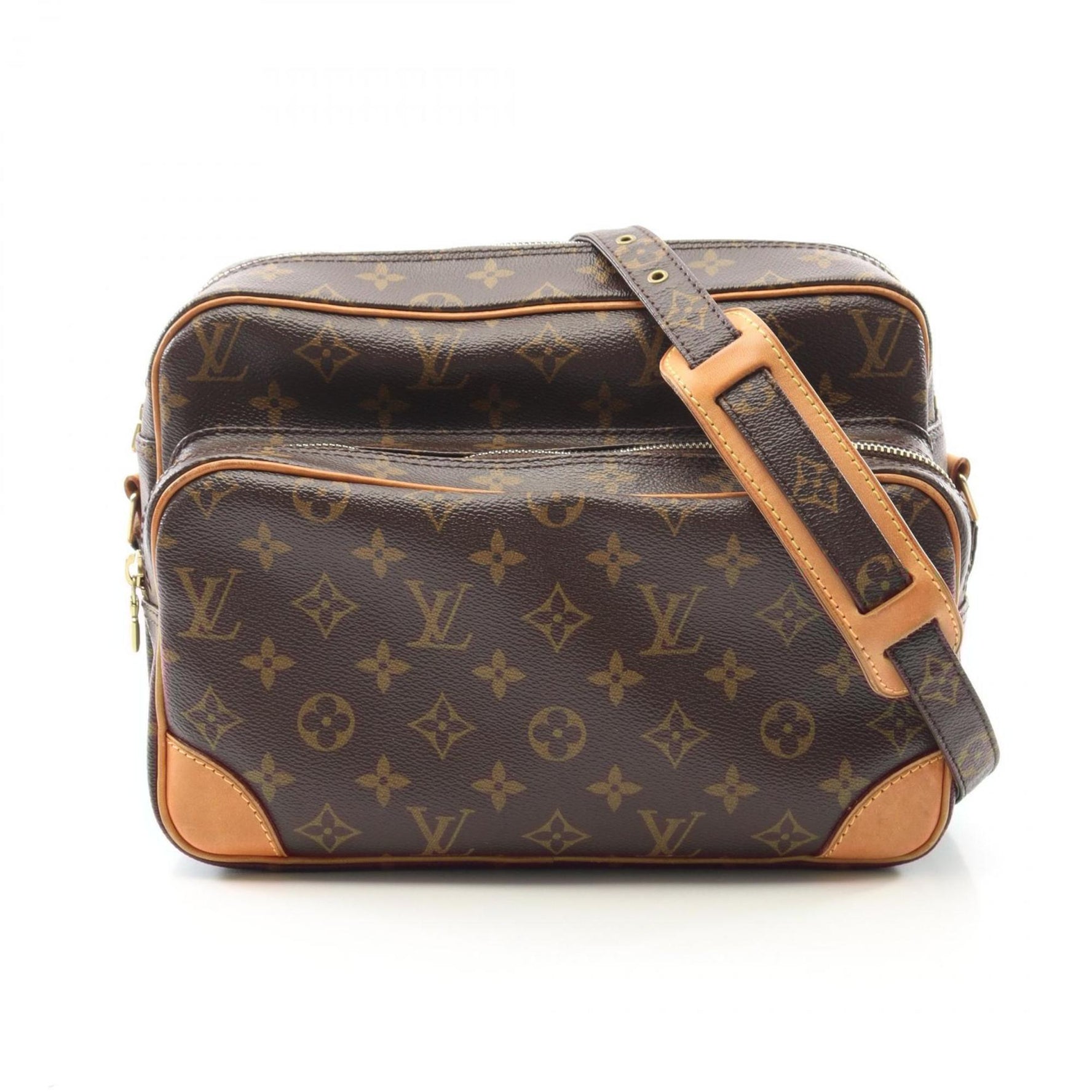 Louis Vuitton Nile Shoulder Bag, Coated Canvas and Leather, Monogram
