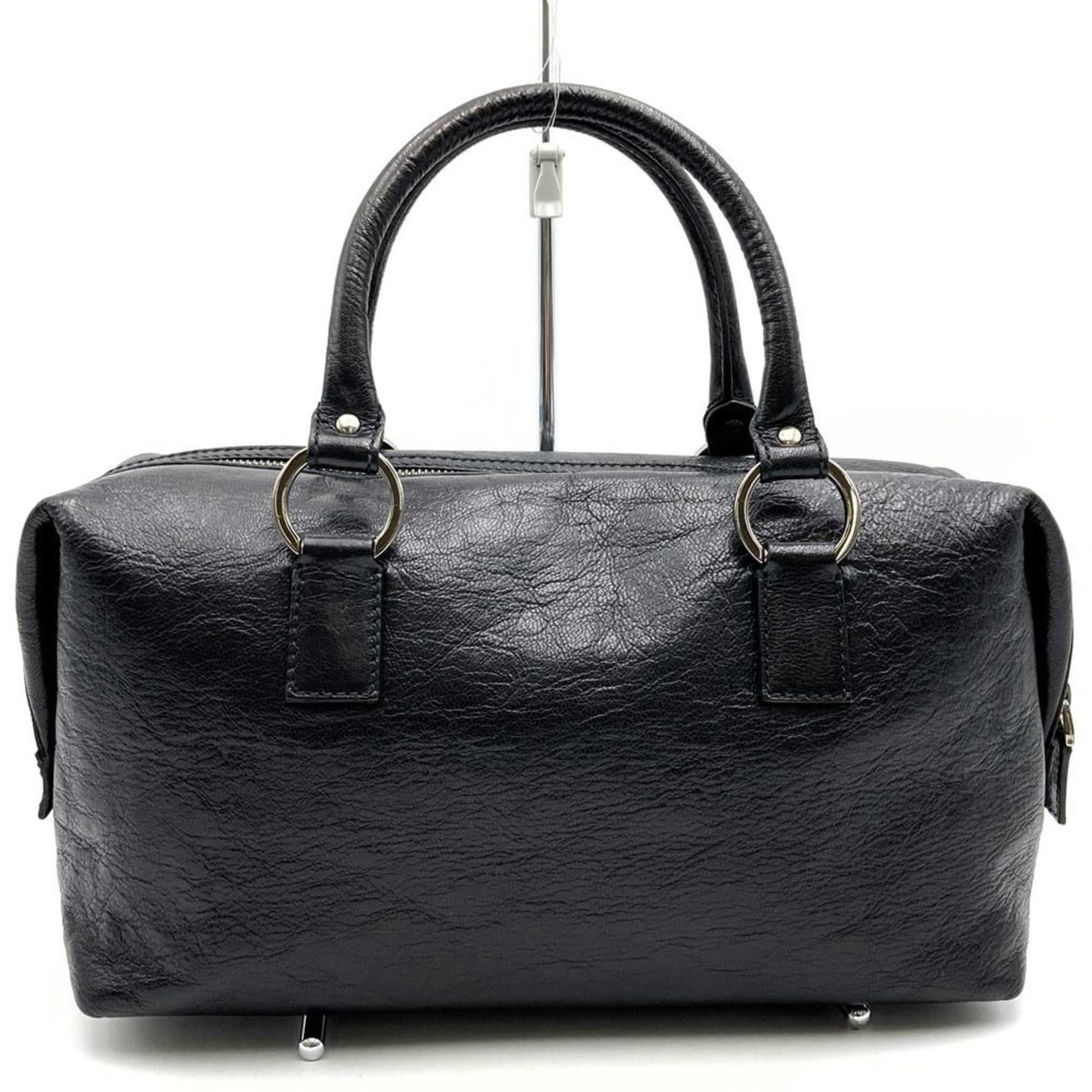 GUCCI Mini Boston Leather Handbag in