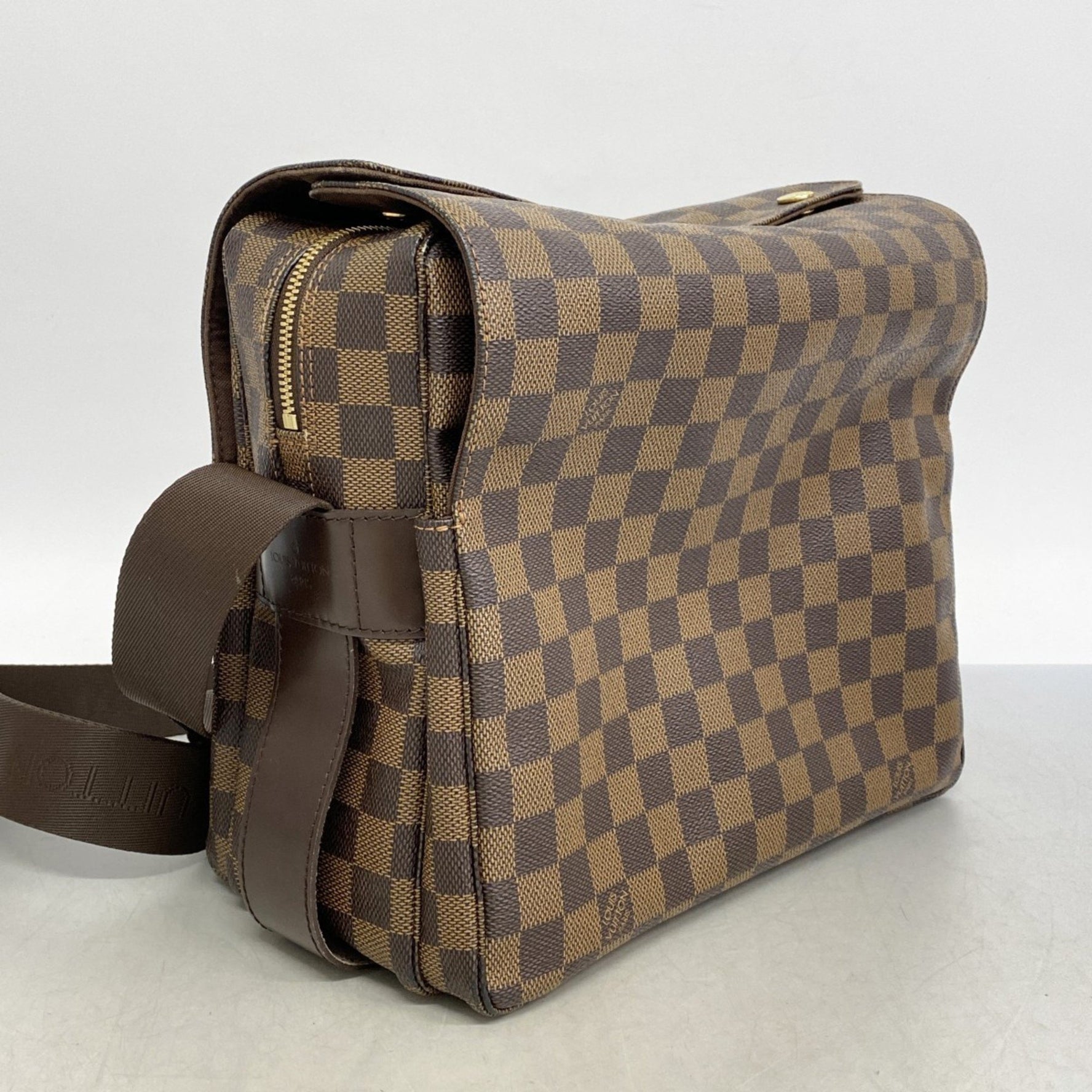 Louis Vuitton Shoulder Bag Damier Naviglio N45255 Ebene Men's