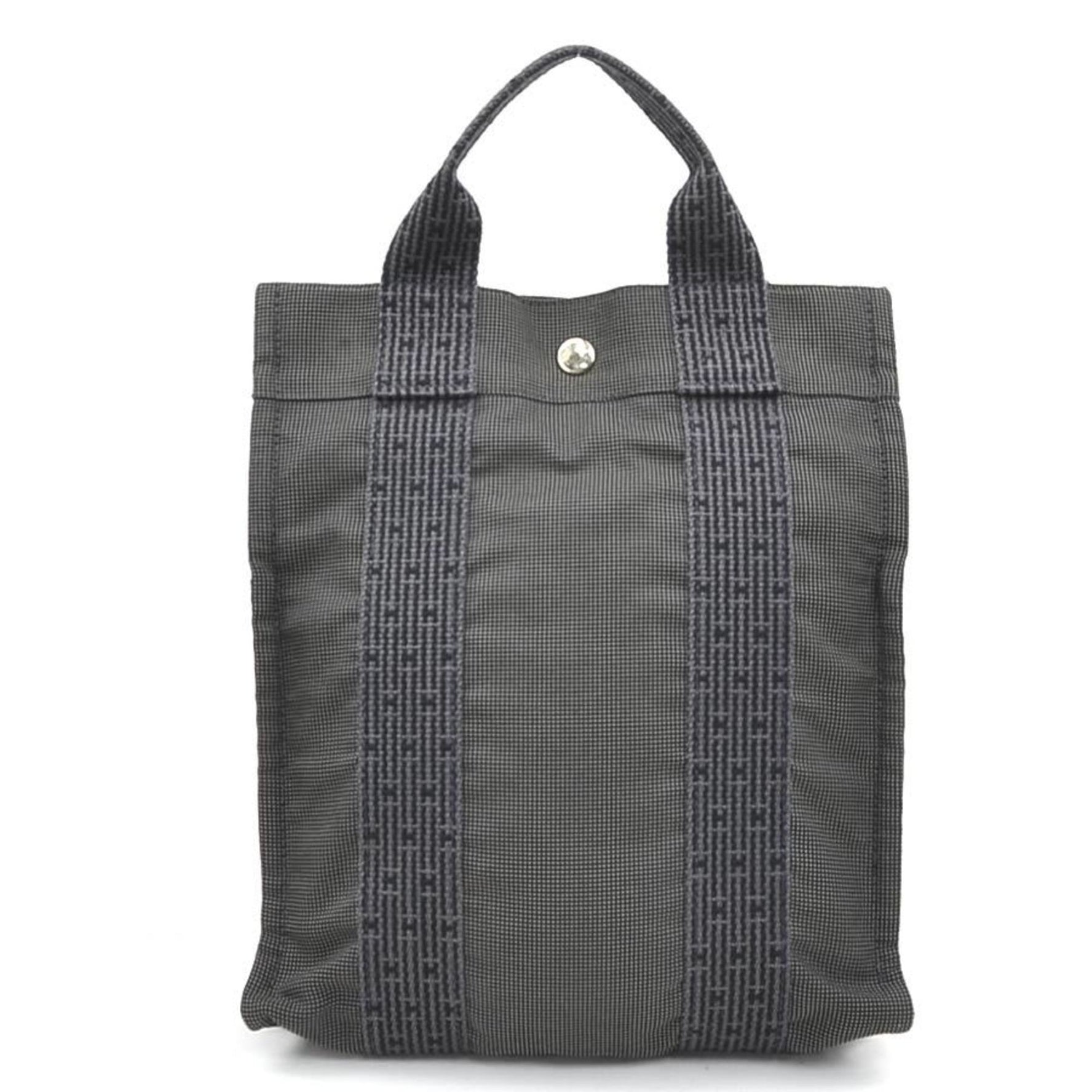 Hermes Hermès Air Line Ad PM Backpack in Dark Gray and Silver