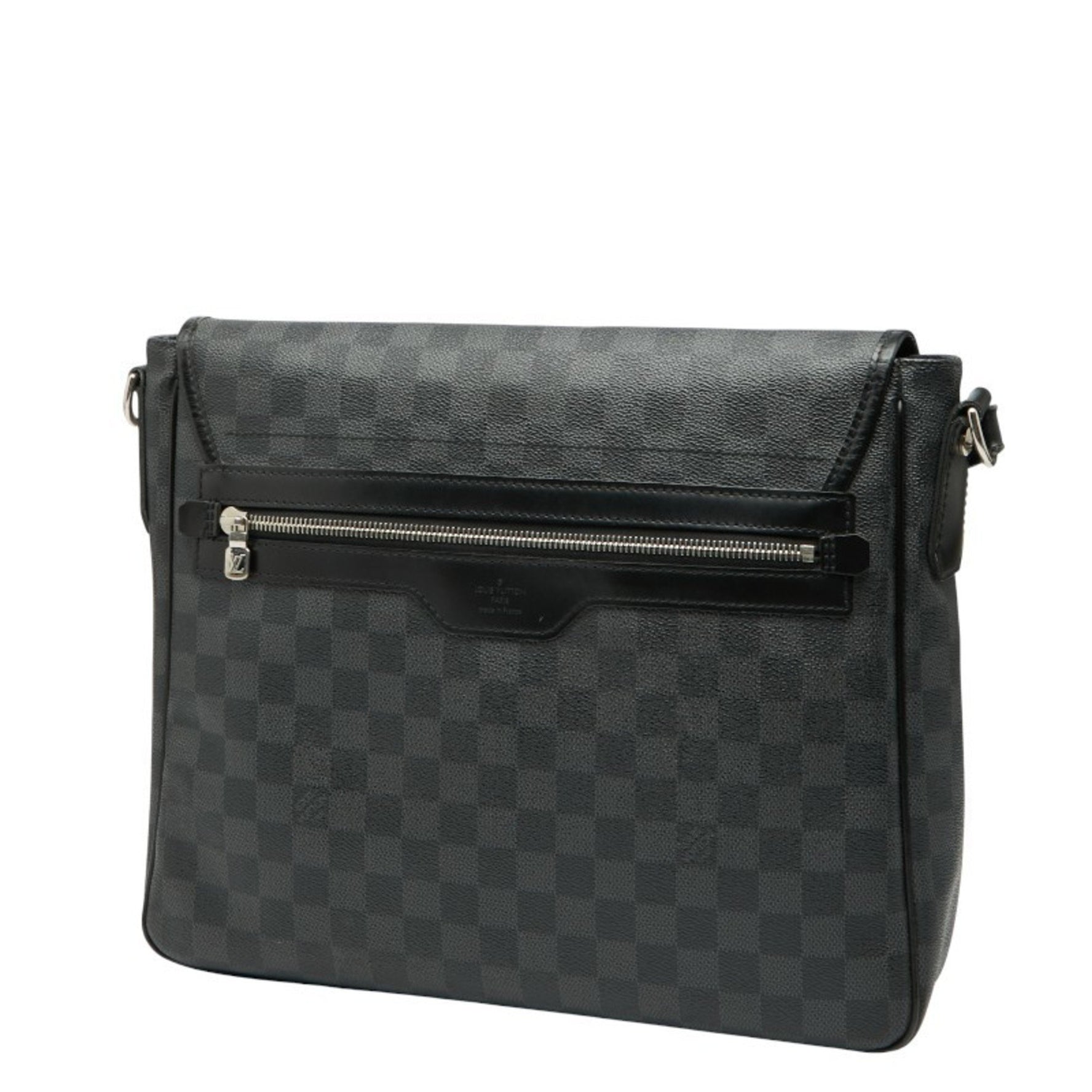 Louis Vuitton Damier Graphite Daniel MM Crossbody Shoulder Bag Leather LOUIS VUITTON