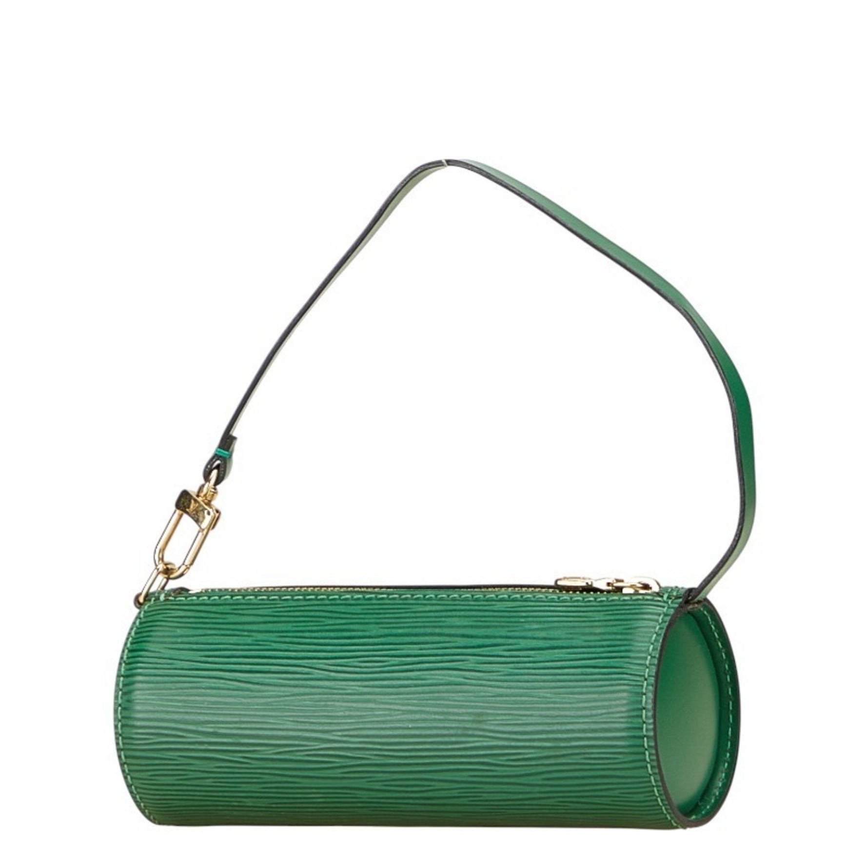 Louis Vuitton Epi Leather Pouch with Soufflot Attachment Borneo Green Leather, LOUIS VUITTON